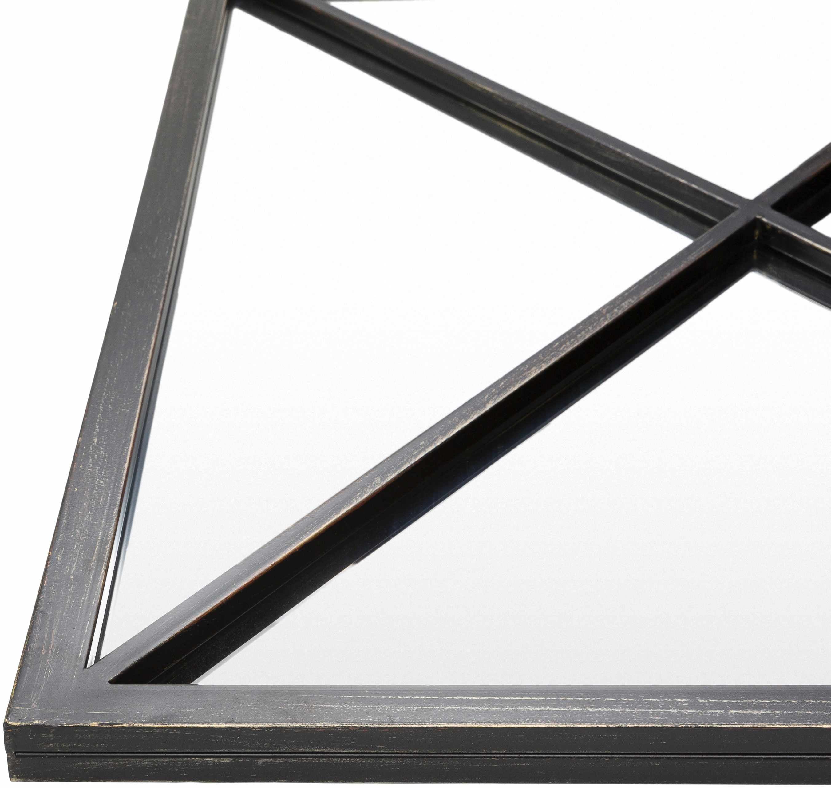 Candon Black Iron Framed Mirror 40"H x 30"W Rectangle