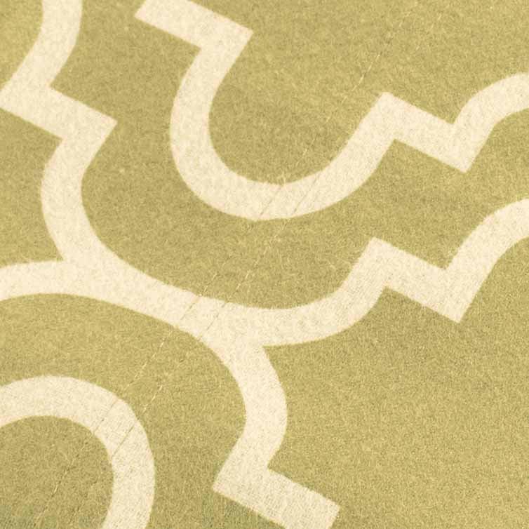 Cotton Flannel Trellis Duvet Cover Set with Button Closure - Duvet Cover Set by Superior Brand