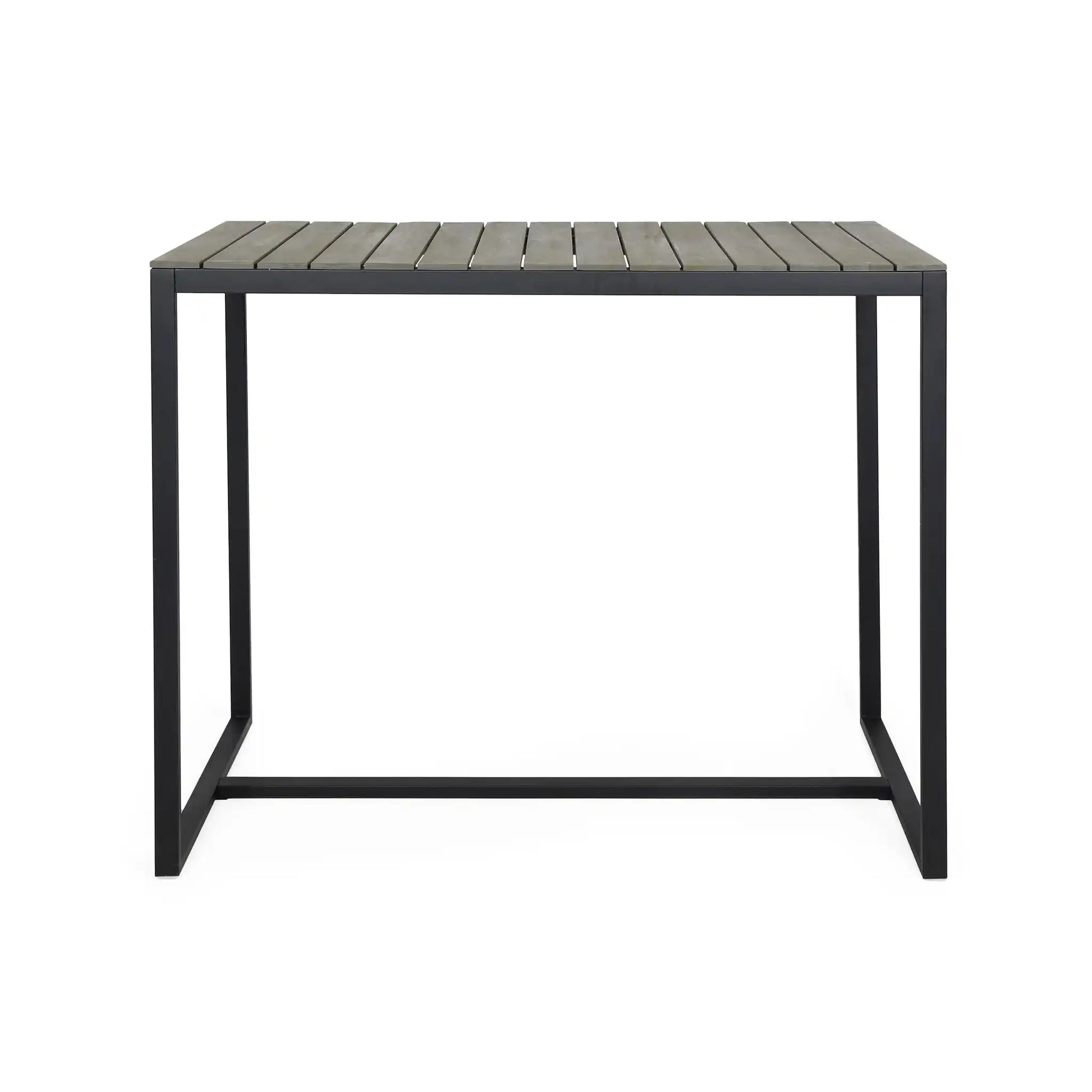 Ernesto - Outdoor Industrial Acacia Wood Bar Table - Best Buy Furniture