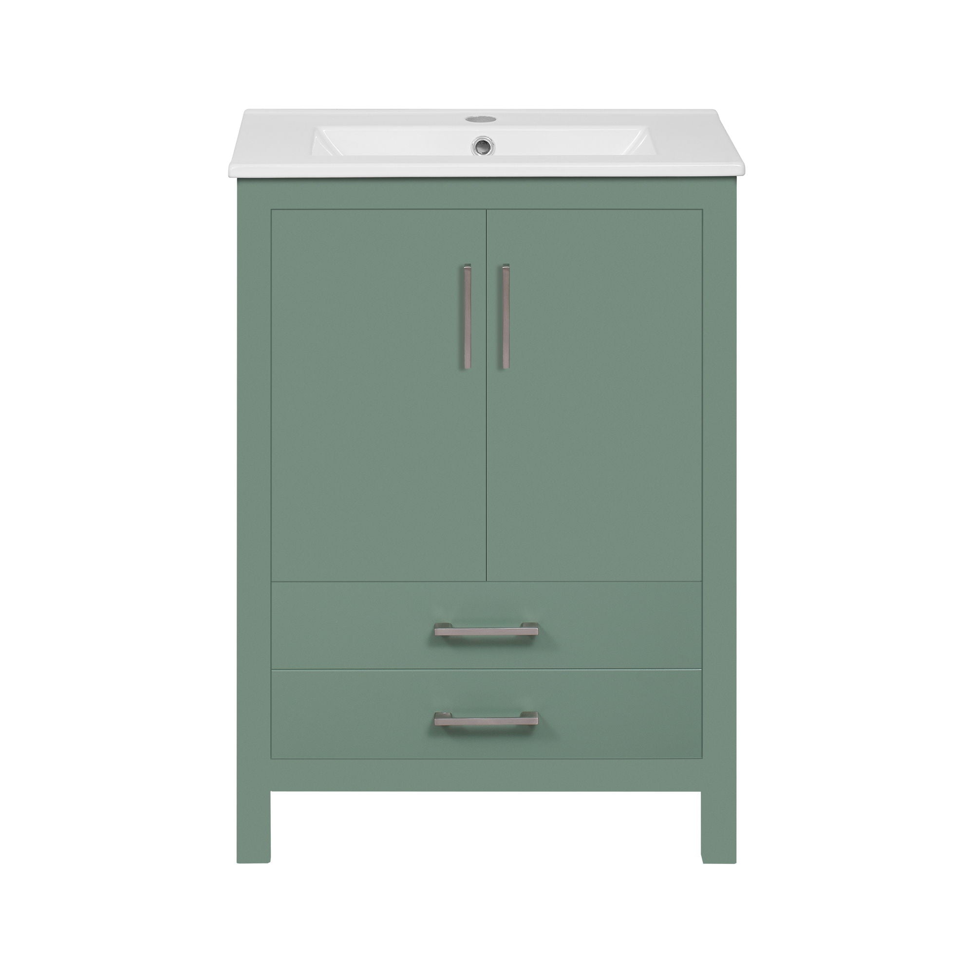 Bathroom Vanity With Sink Combo, Freestanding Storage Cabinet, Soft Closing Doors