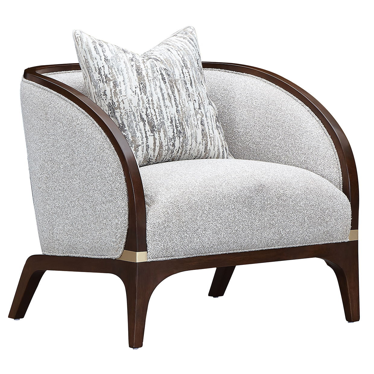 Houston - Matching Chair - Pebble / Walnut