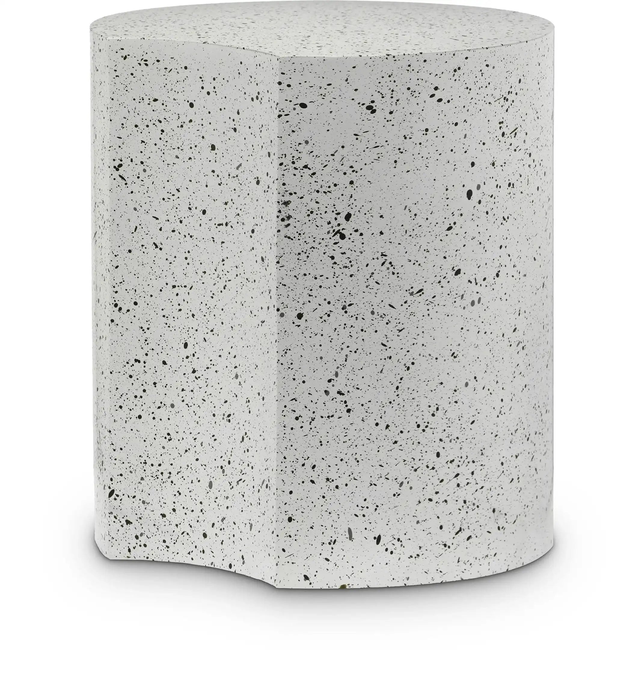 Dimple - End Table - Terazzo Finish