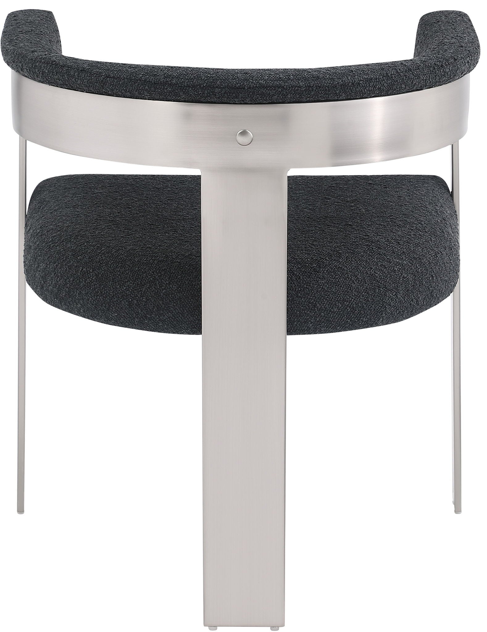 Romeo - Boucle Dining Chair With Silver Base (Set of 2)