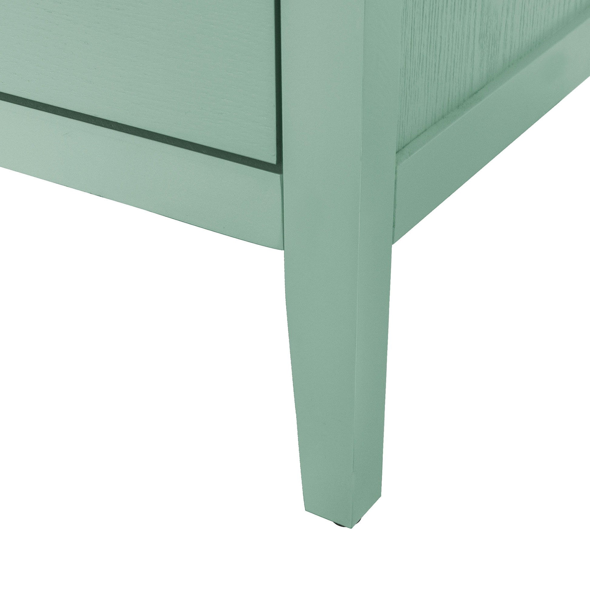 3 Drawer Storage Cabinet With Hollow Carved Design And Metal Handles, Chest For Entryway, Living Room Or Bedroom - Light Green - Best Buy Furniture