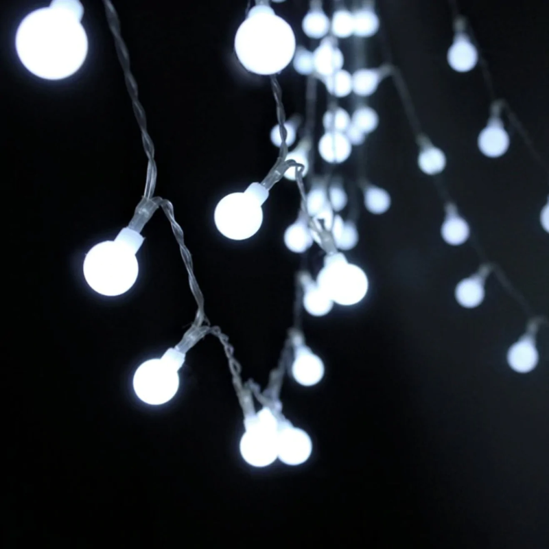 LED Fairy String Lights 2-10m 20-100 LEDs Warm Cool White Indoor Outdoor
