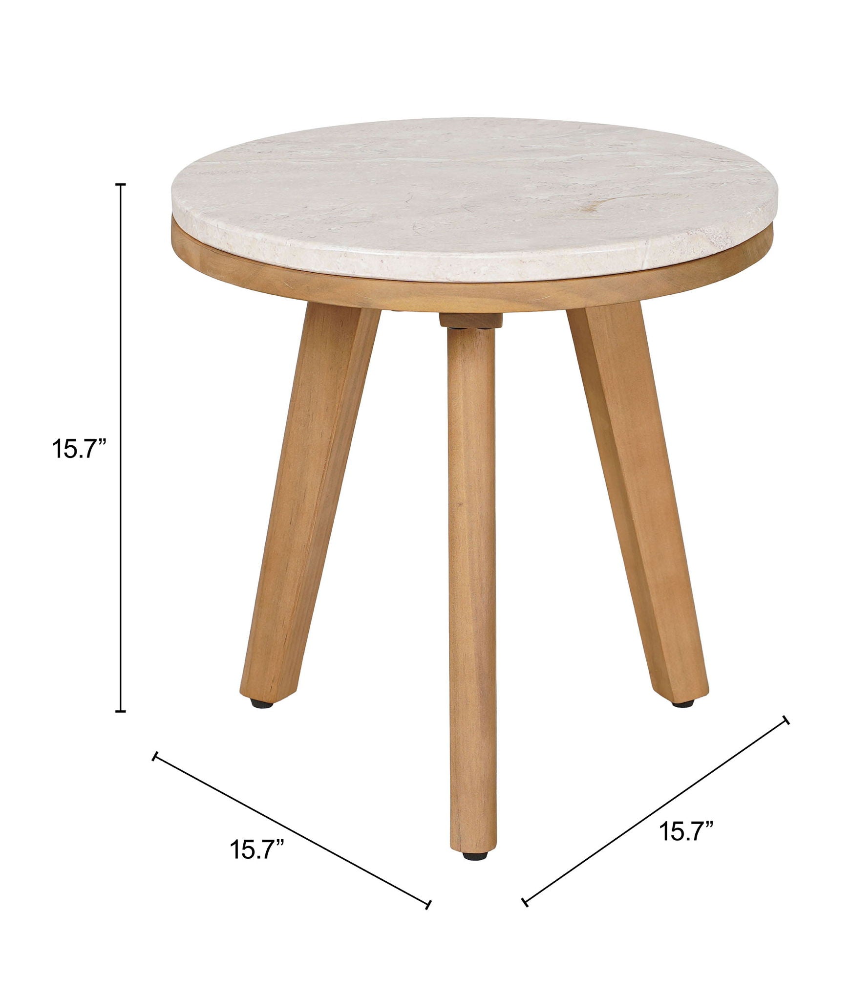 Siro - Outdoor Side Table - Natural