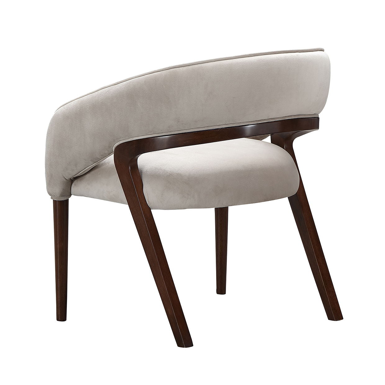 Houston - Vanity Chair - Porcini / Walnut