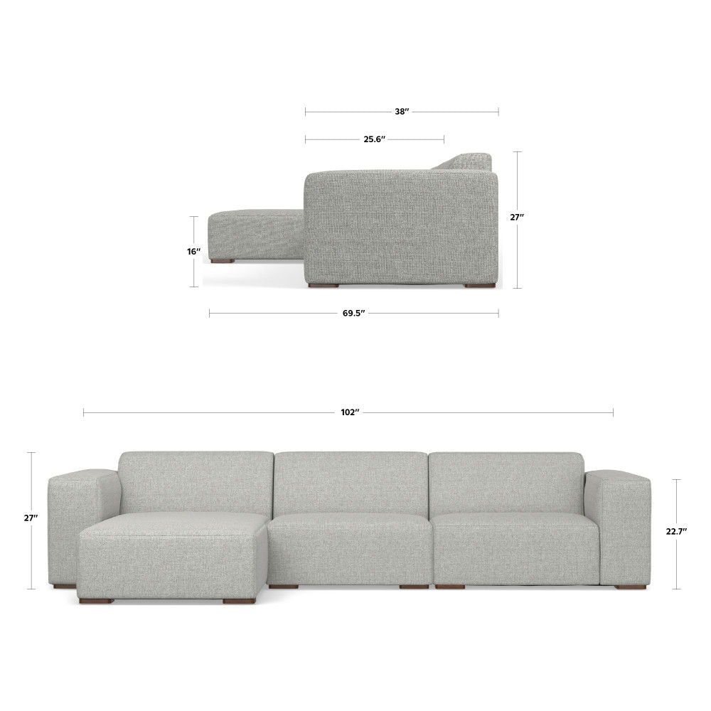 Rex - Handcrafted Sectional Sofa - Best Buy Furniture