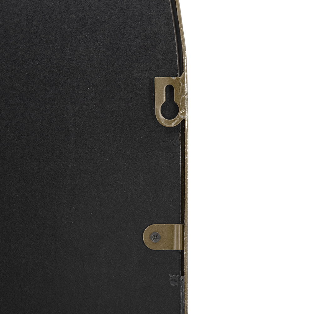 Antique Arched Mirror With Metal Frame, Full Length Mirror For Living Room Bathroom Entryway - Gold - Best Buy Furniture