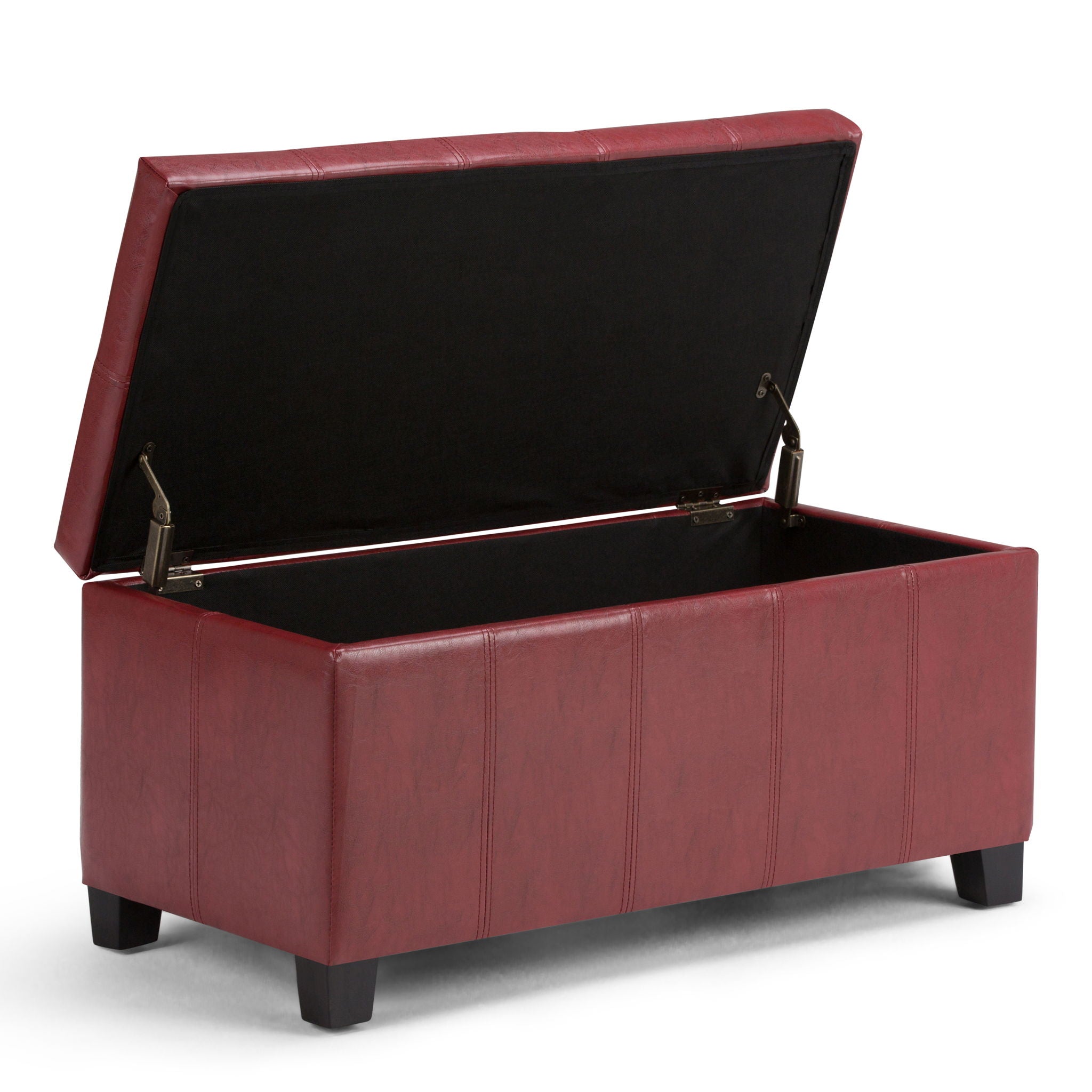 Dover - Upholstered Storage Ottoman Bench - Best Buy Furniture