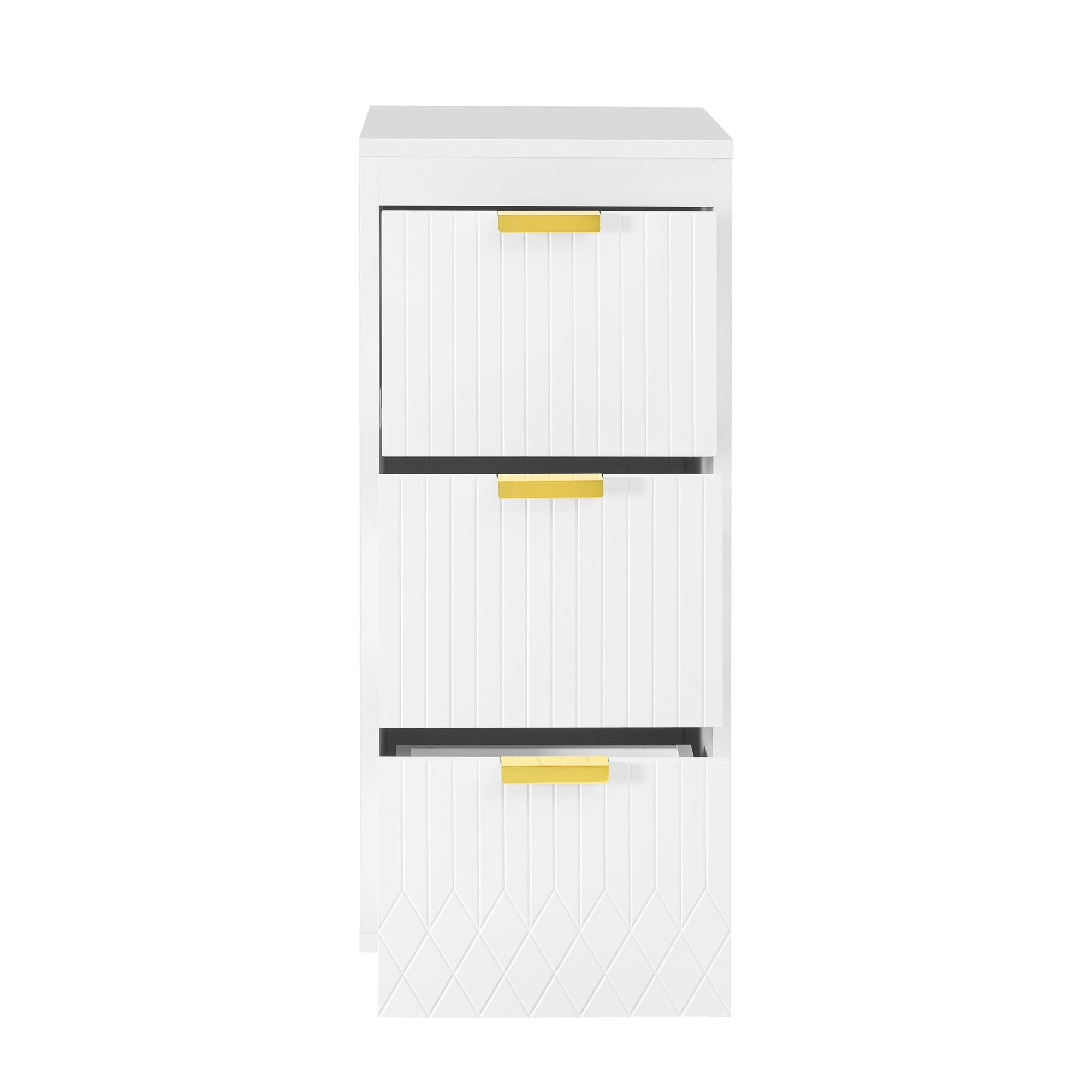 Modern Wall Mounted Floating Cabinet With Drawers For Bathroom