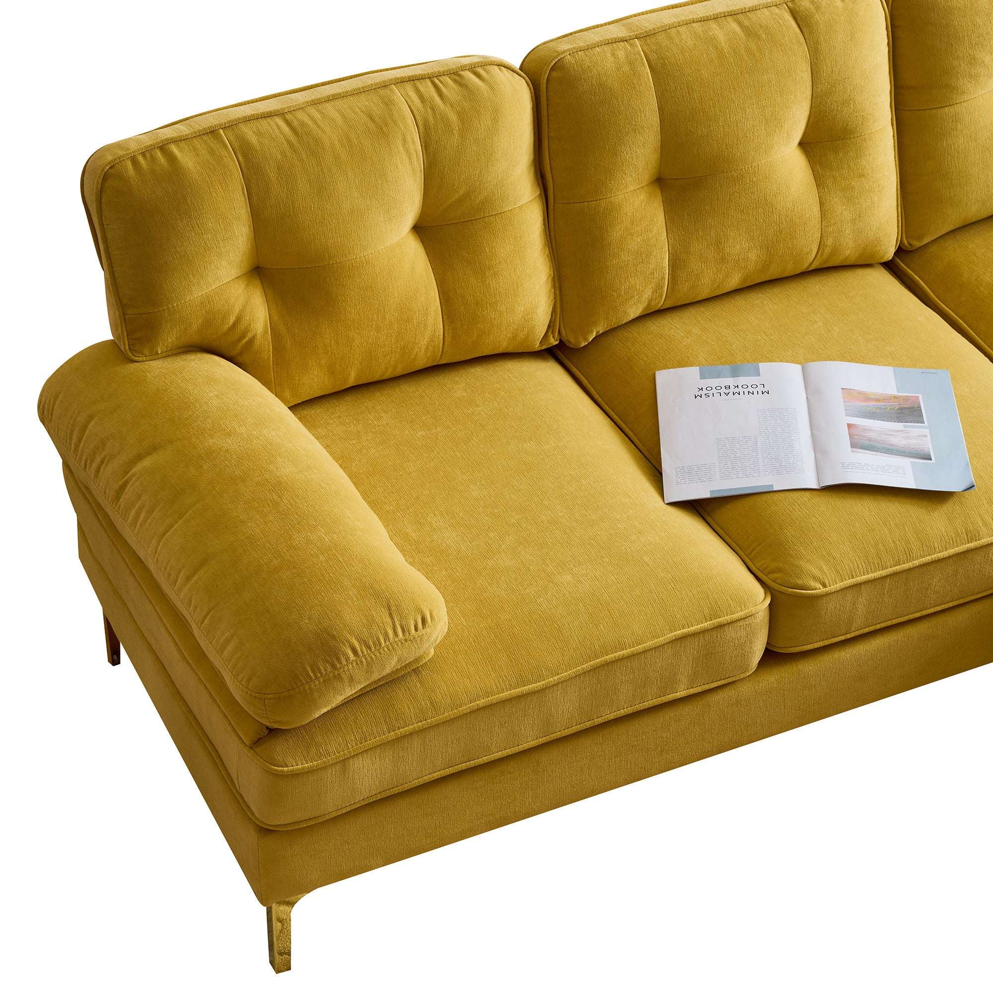 Modern L Shaped Sectional Sofa For Living Room
