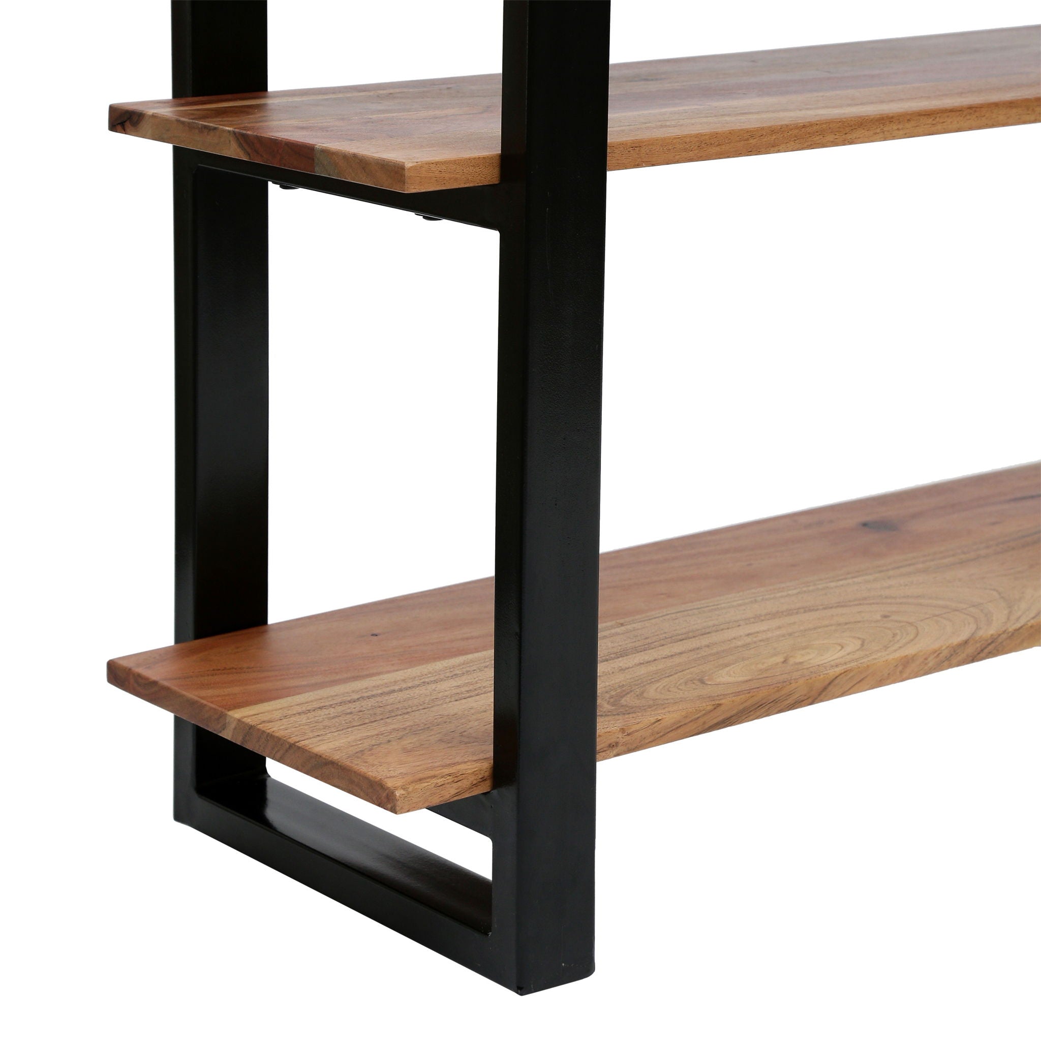 Industrial Media Console Table - Natural