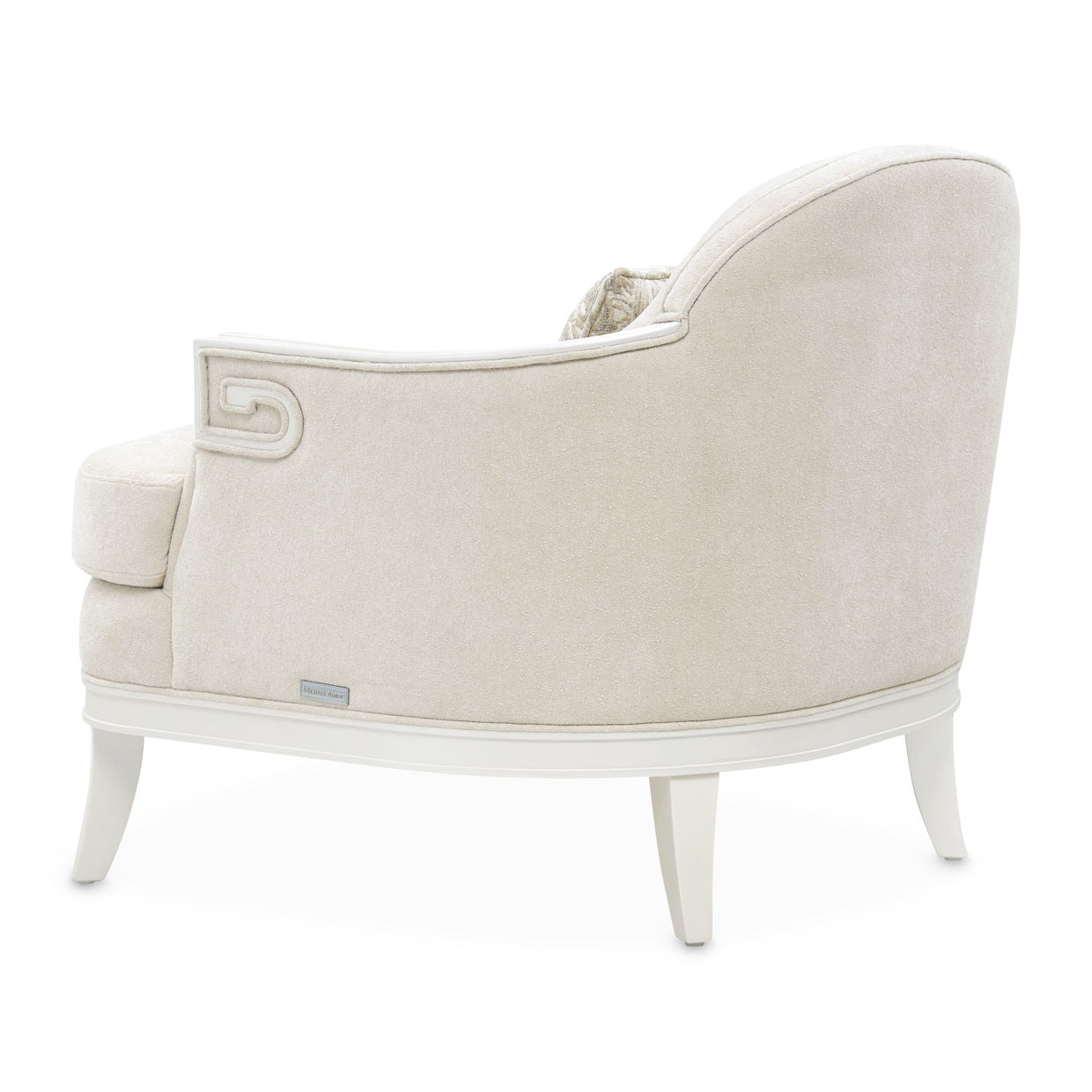 La Marisia - Chenille Matching Chair - Tranquil / Creamy Pearl