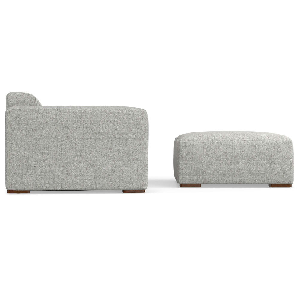 Rex - Handcrafted Sectional Sofa And Ottoman - Best Buy Furniture