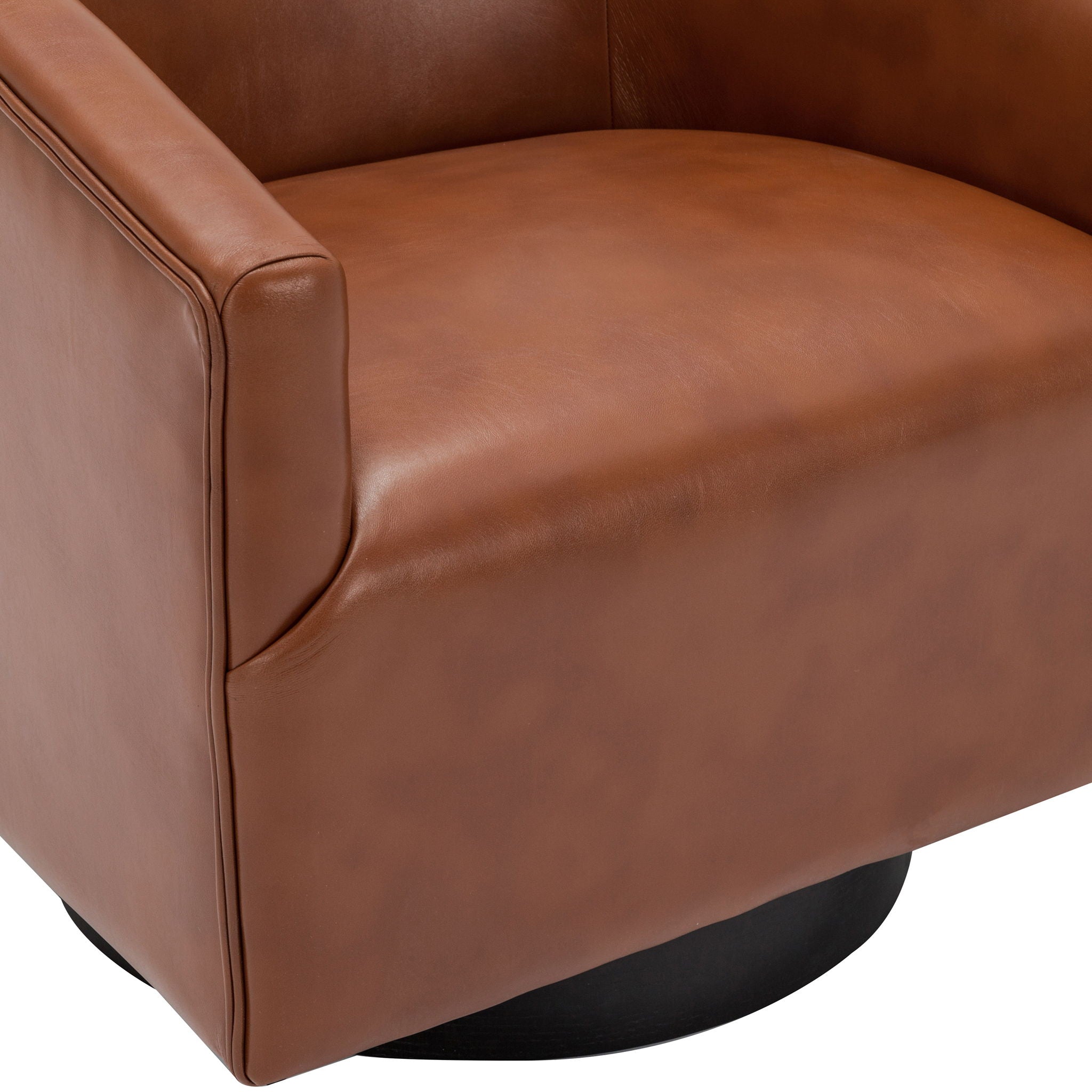 Garland - Swivel Chair With Upholstery - Caramel