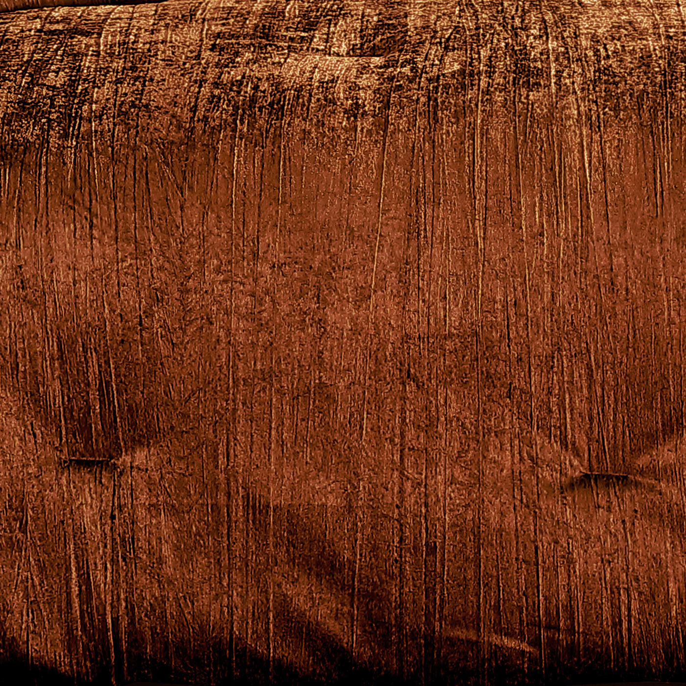 Turin 7 Piece Spice Crinkle Velvet Comforter Set