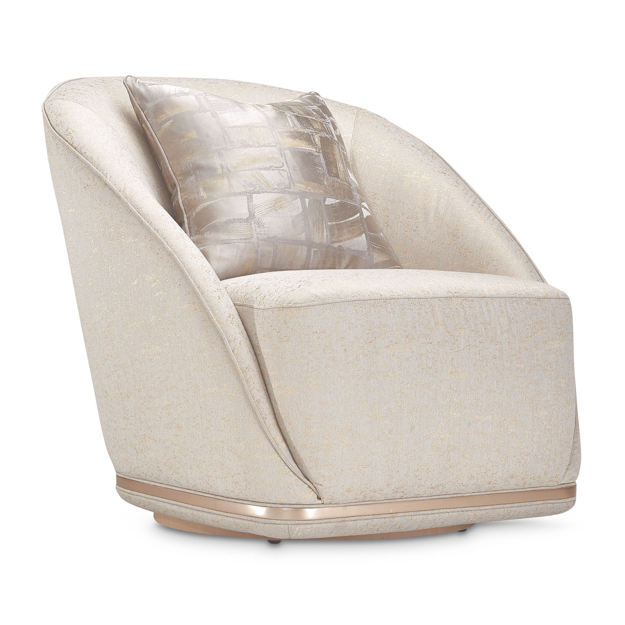 La Rachelle - Swivel Chair - Gold Rush/Champagne