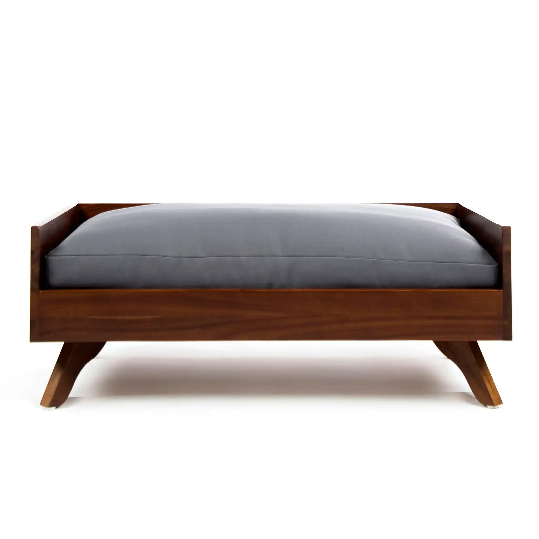 Dog Bed With High Quality Mattress - Gray / Brown