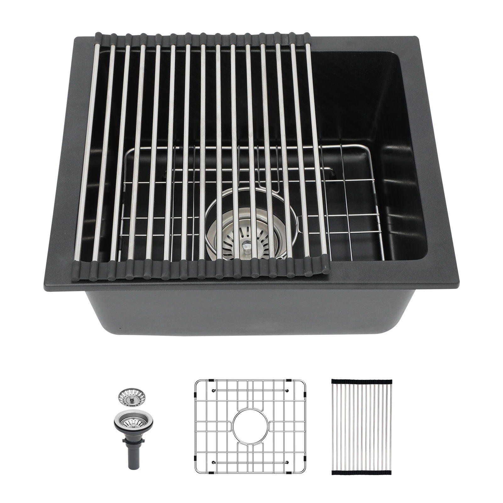 Modern Quartz Kitchen Sink Undermount Granite Composite