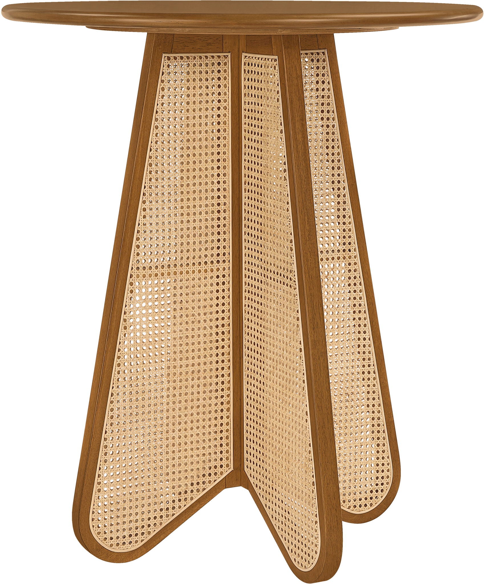 Butterfly - Solid Wood And Natural Cane Table