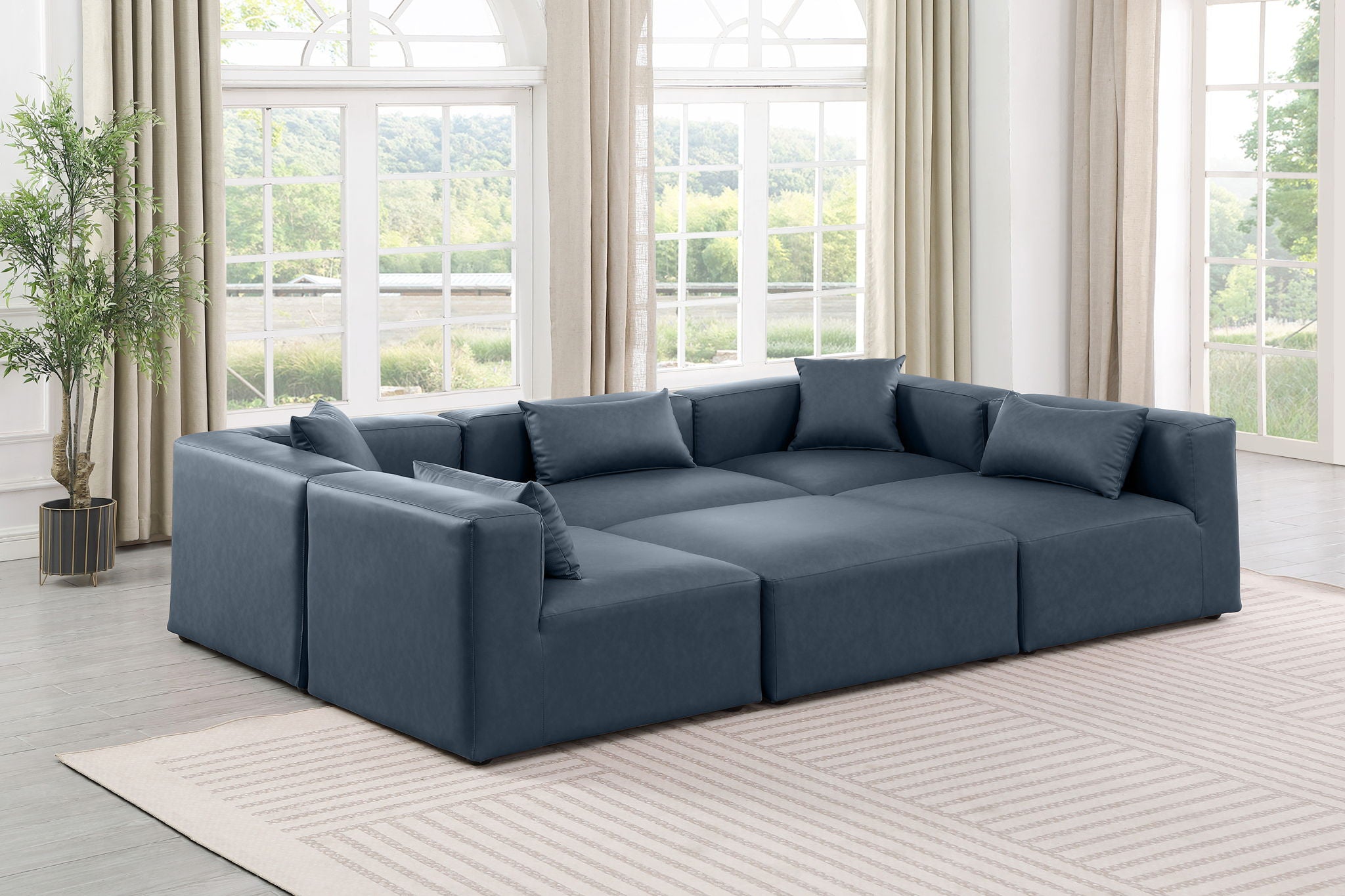Cube - 6 Piece Modular Sectional