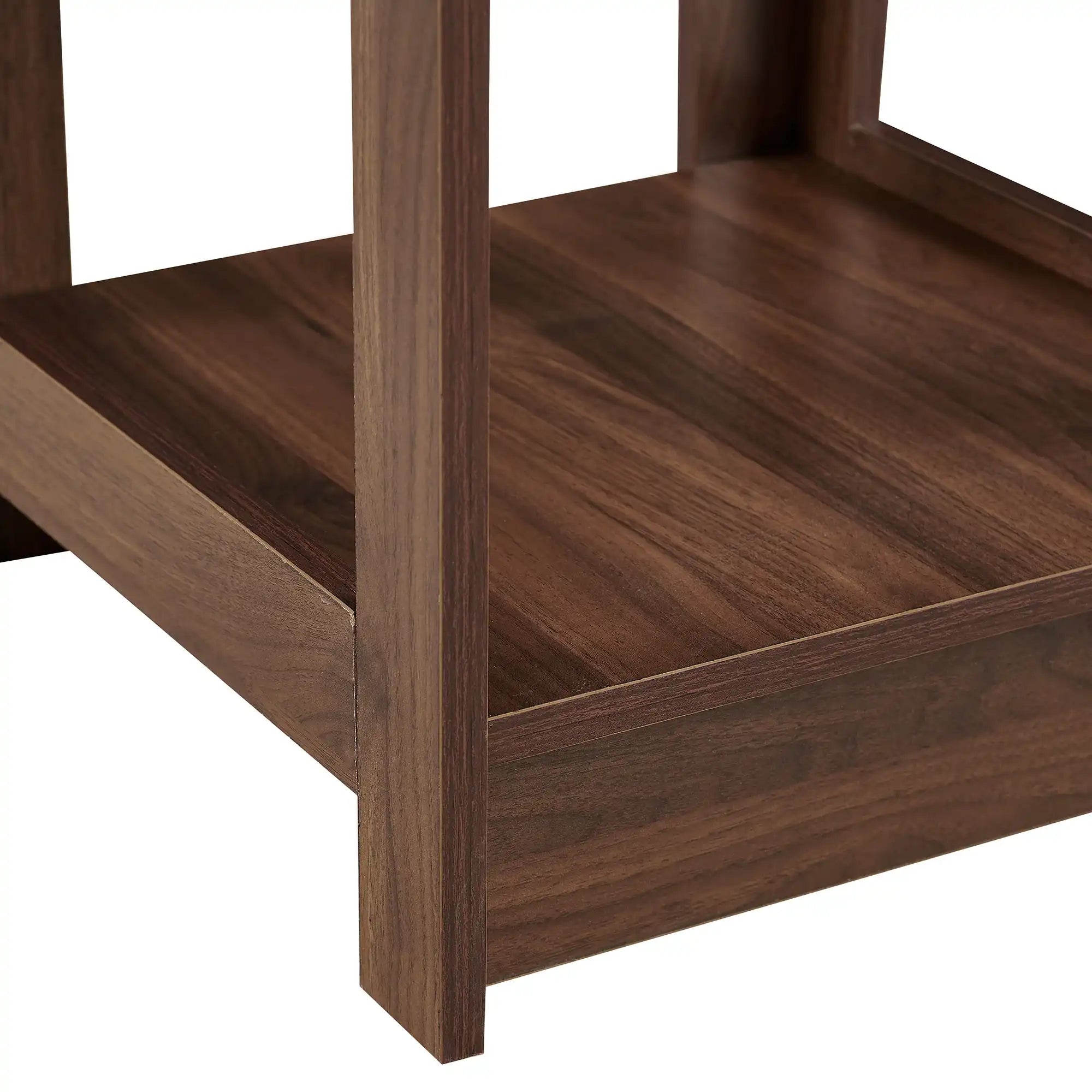 Modern Walnut Rattan Nightstand with Drawer - Best Buy Furniture
