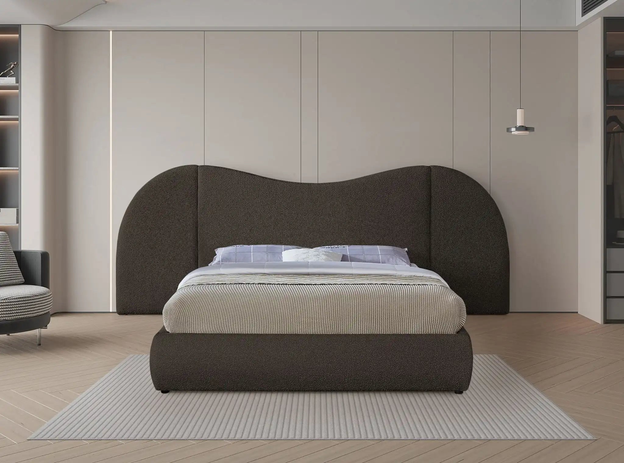 Everest - Boucle Fabric Bed