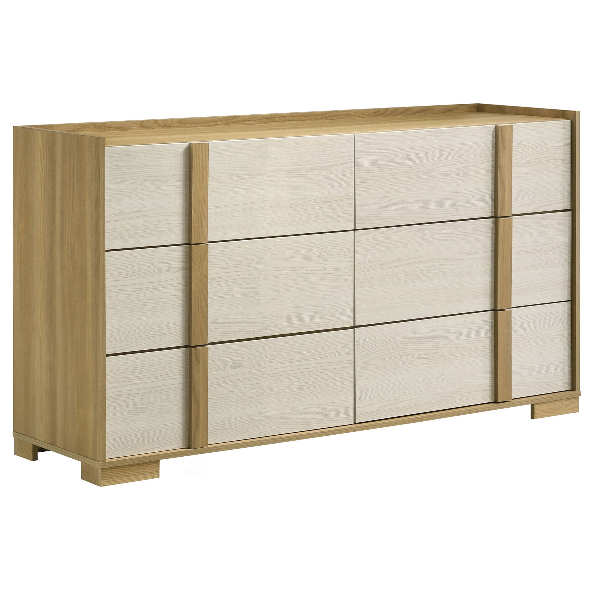 Lincoln - 6 Drawer Dresser - Natural