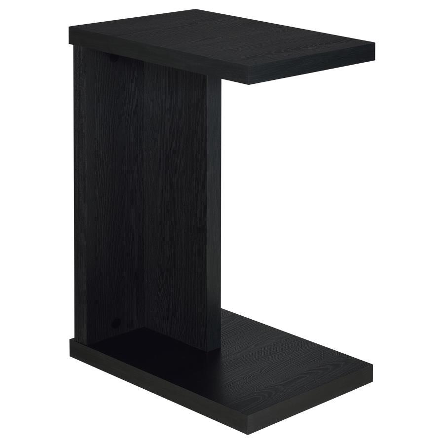 Clower - Engineered Wood C-Shaped Sofa Side Table