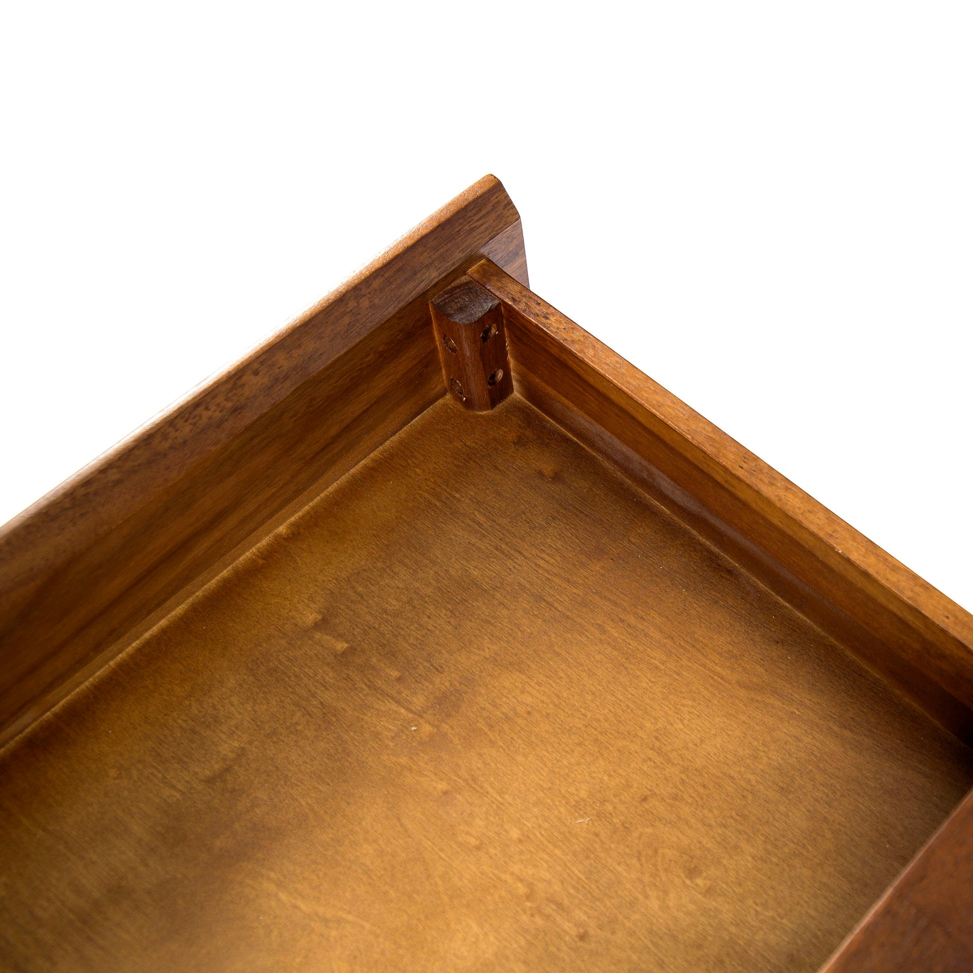 Industrial Style Storage Desk With Acacia Wood Top And Metal Legs - Oak - Best Buy Furniture