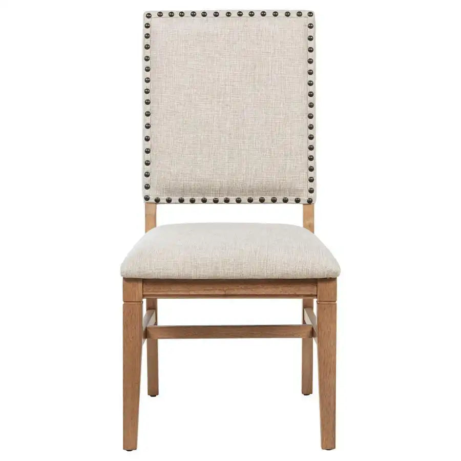 Middleton - Upholstered Dining Side Chair Beige (Set of 2) - Natural