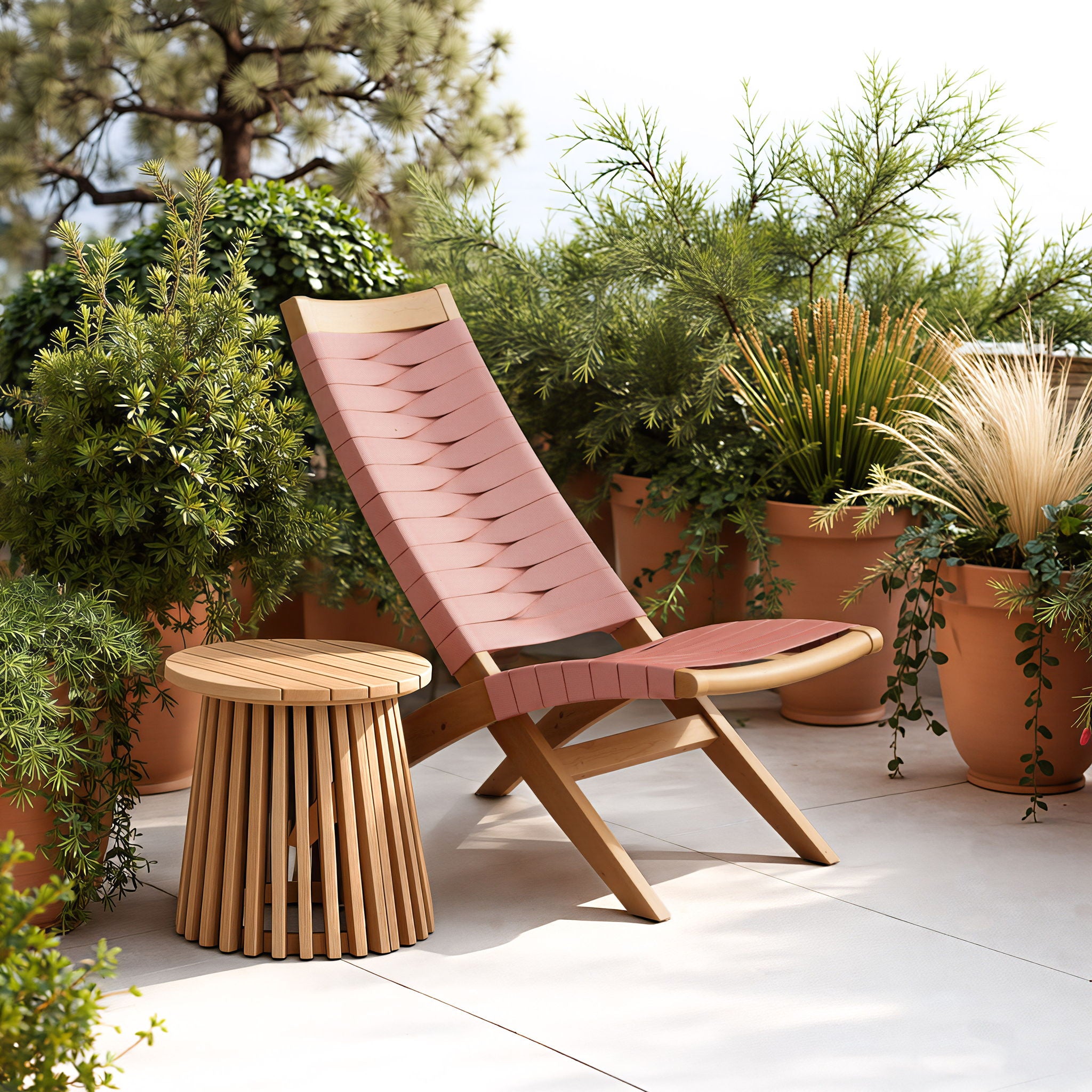 Rova - Lounge Chair - Terracotta