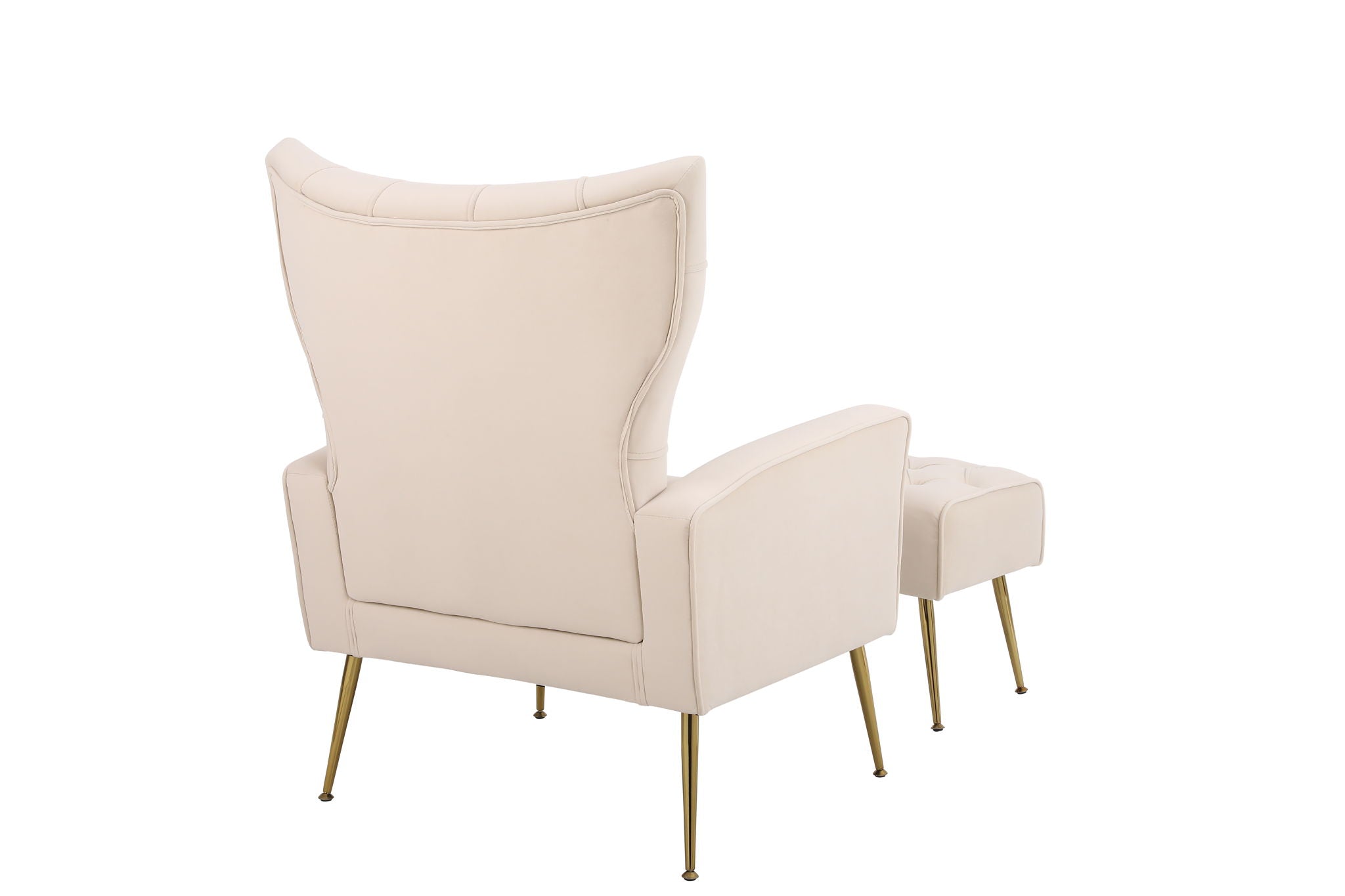 Accent Chair With Ottoman, Comfy Armchair For Living Room