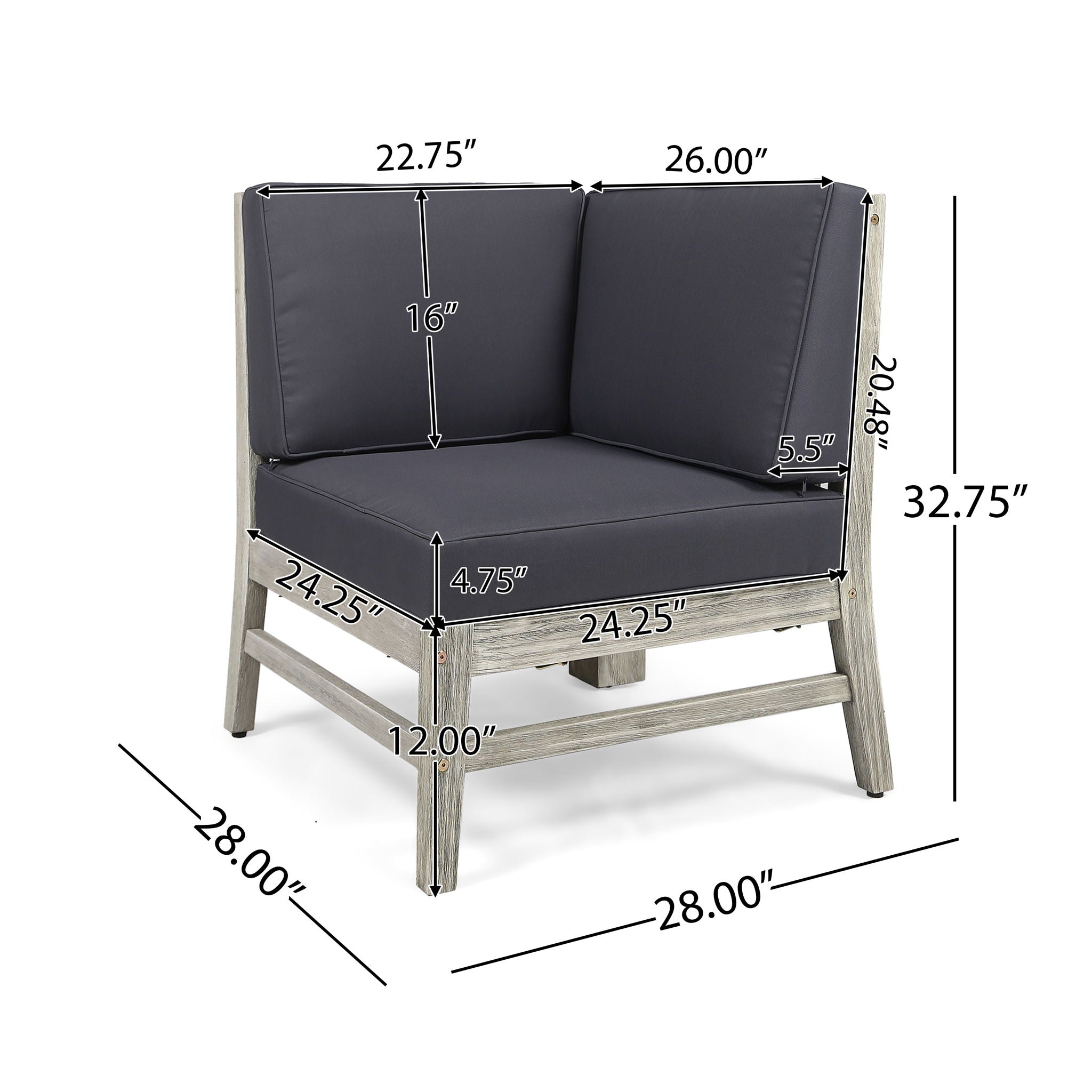 Perla - 5 Pieces Sofa Set