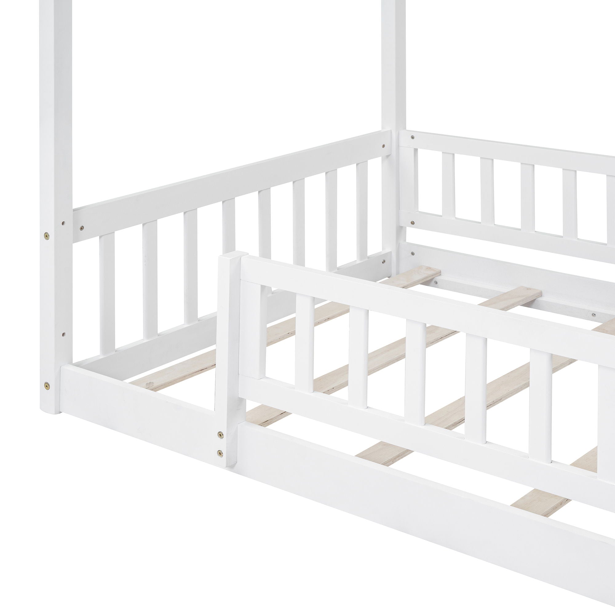 Bed House Bed Frame With Fence