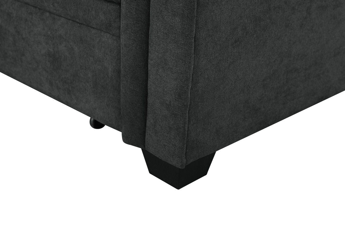 Kinsley - Sleeper Sectional Sofa Chaise With USB Charger And Tablet Pocket