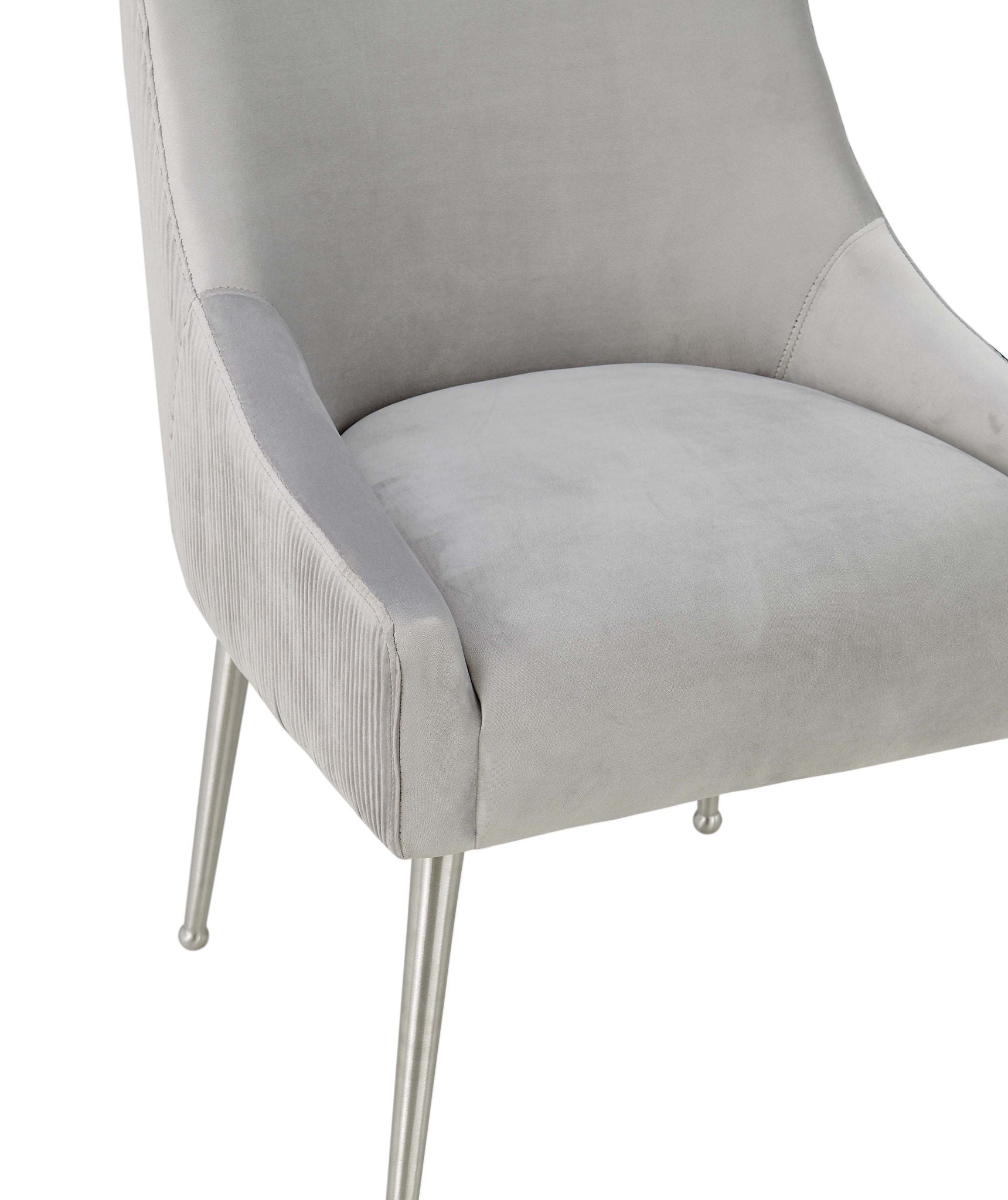 Beatrix - Pleated Velvet Side Chair