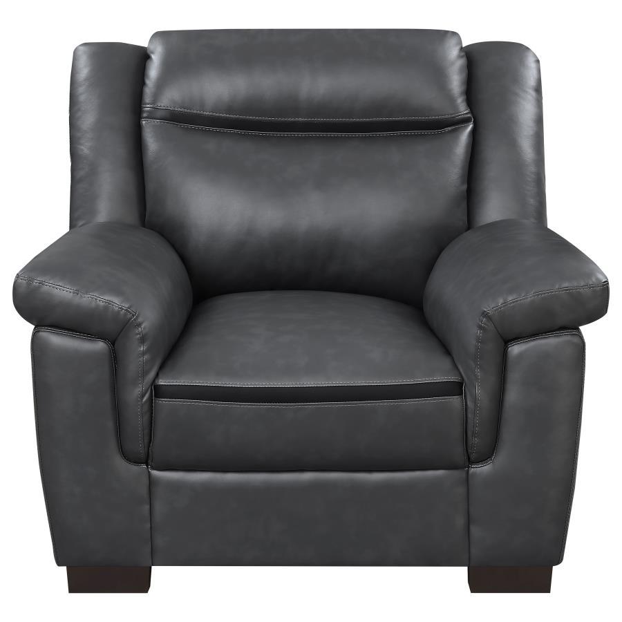 Arabella - Upholstered Padded Arm Sofa Set