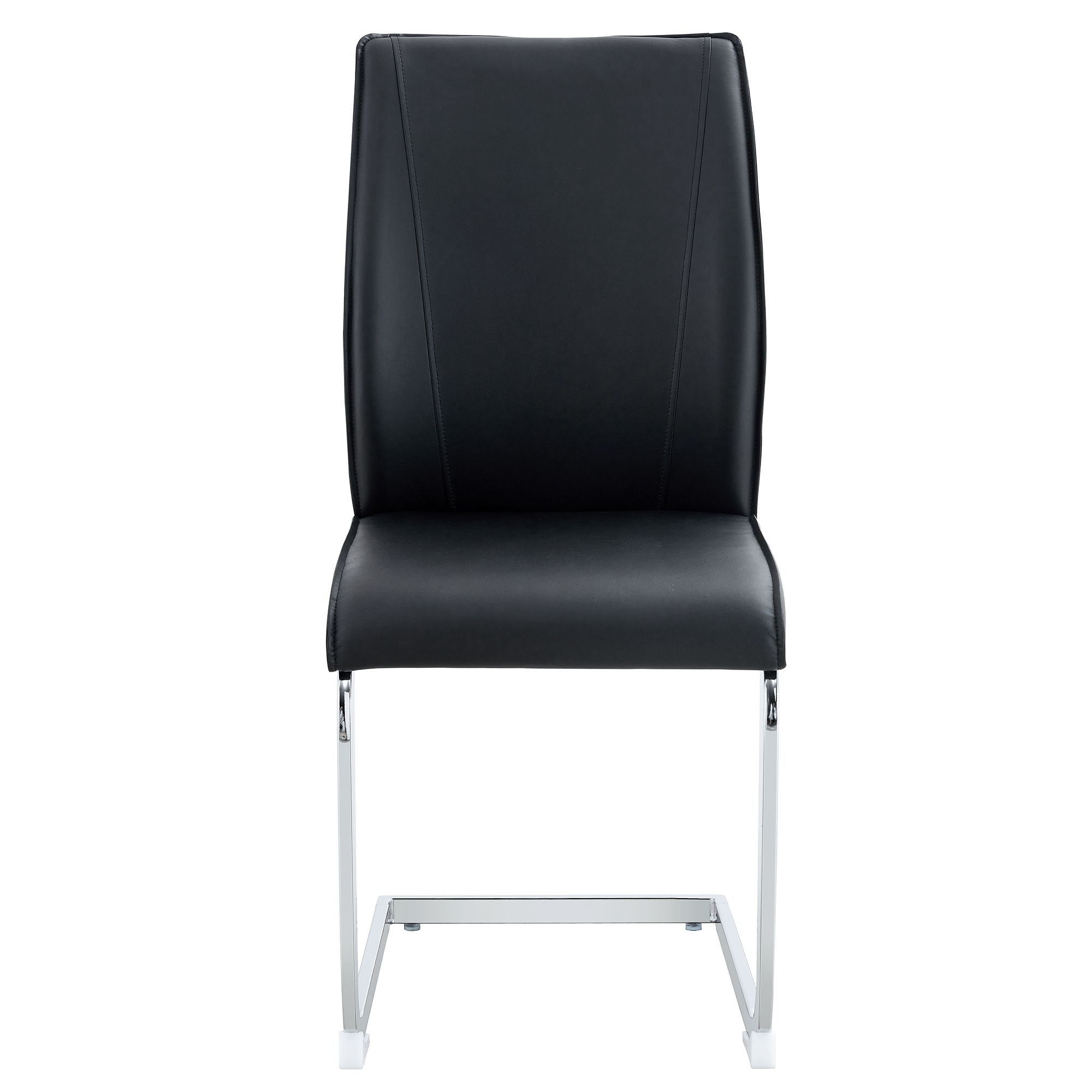 Luxury Simple Arch High Resilience Dining Chair With Arched Leg