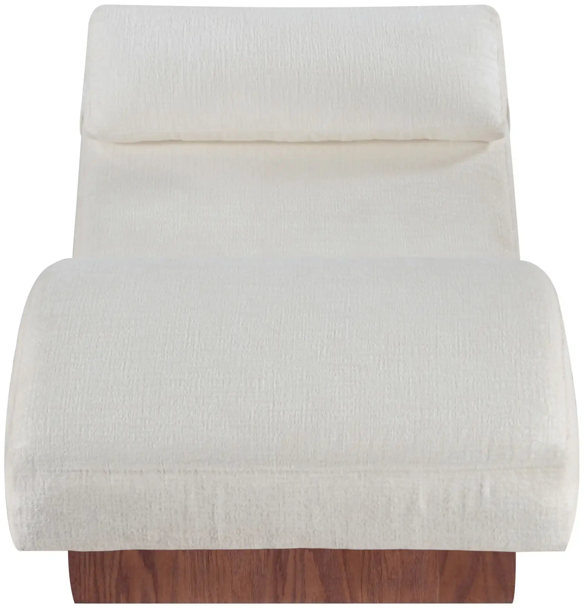 Marcella - Chaise Lounge - Walnut Base