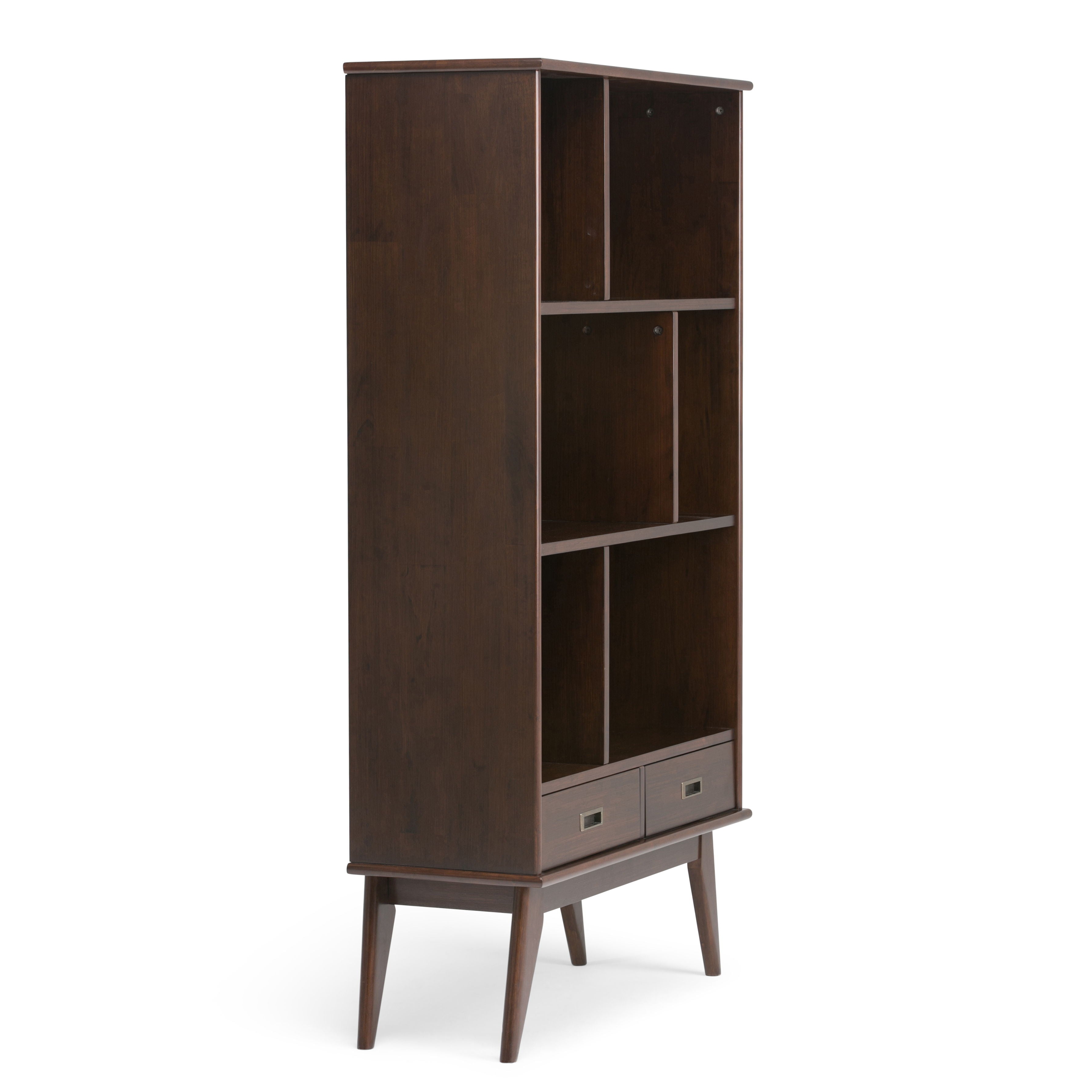 Draper - Mid Century Wide Bookcase And Storage Unit - Best Buy Furniture