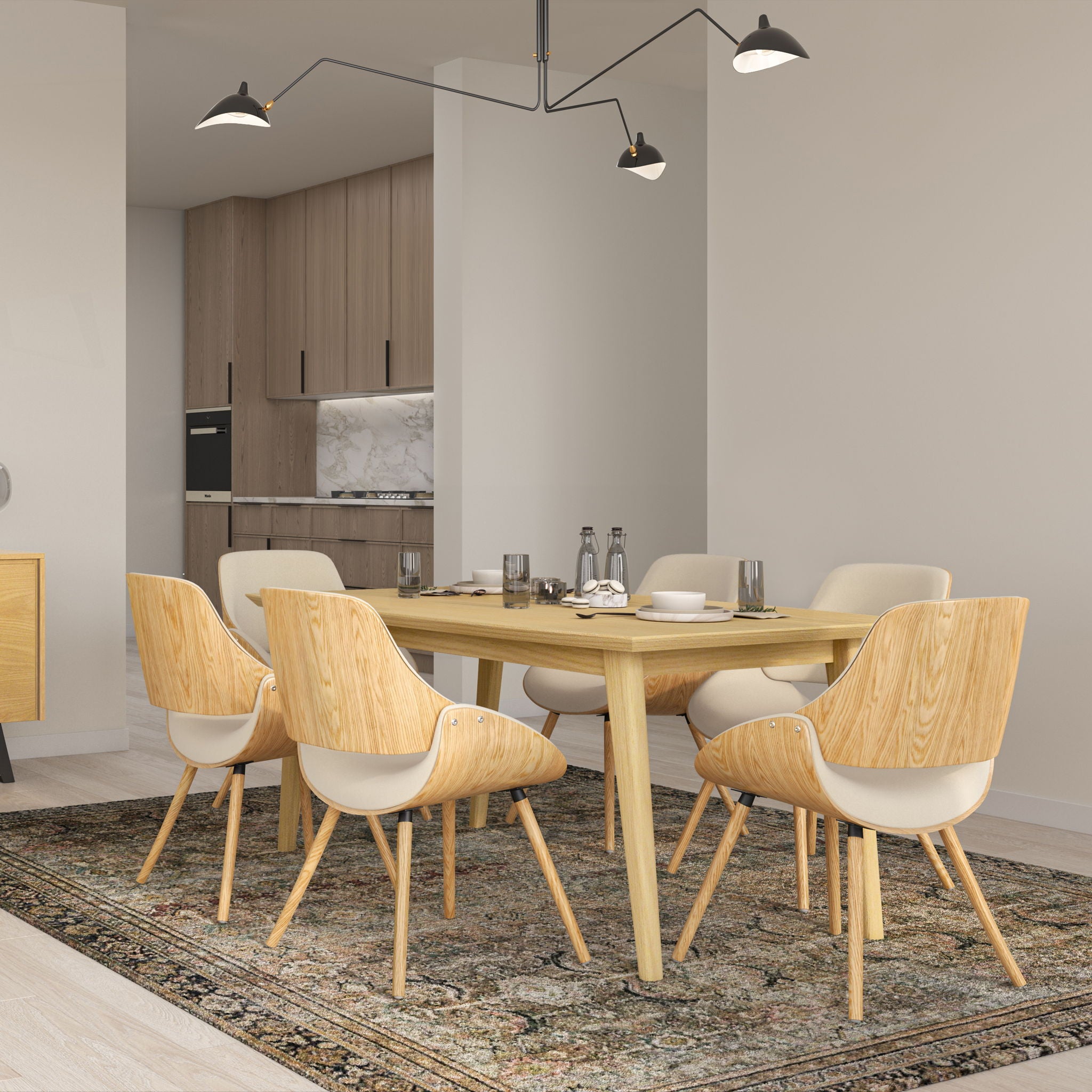 Draper - Dining Table, Rectangular Top