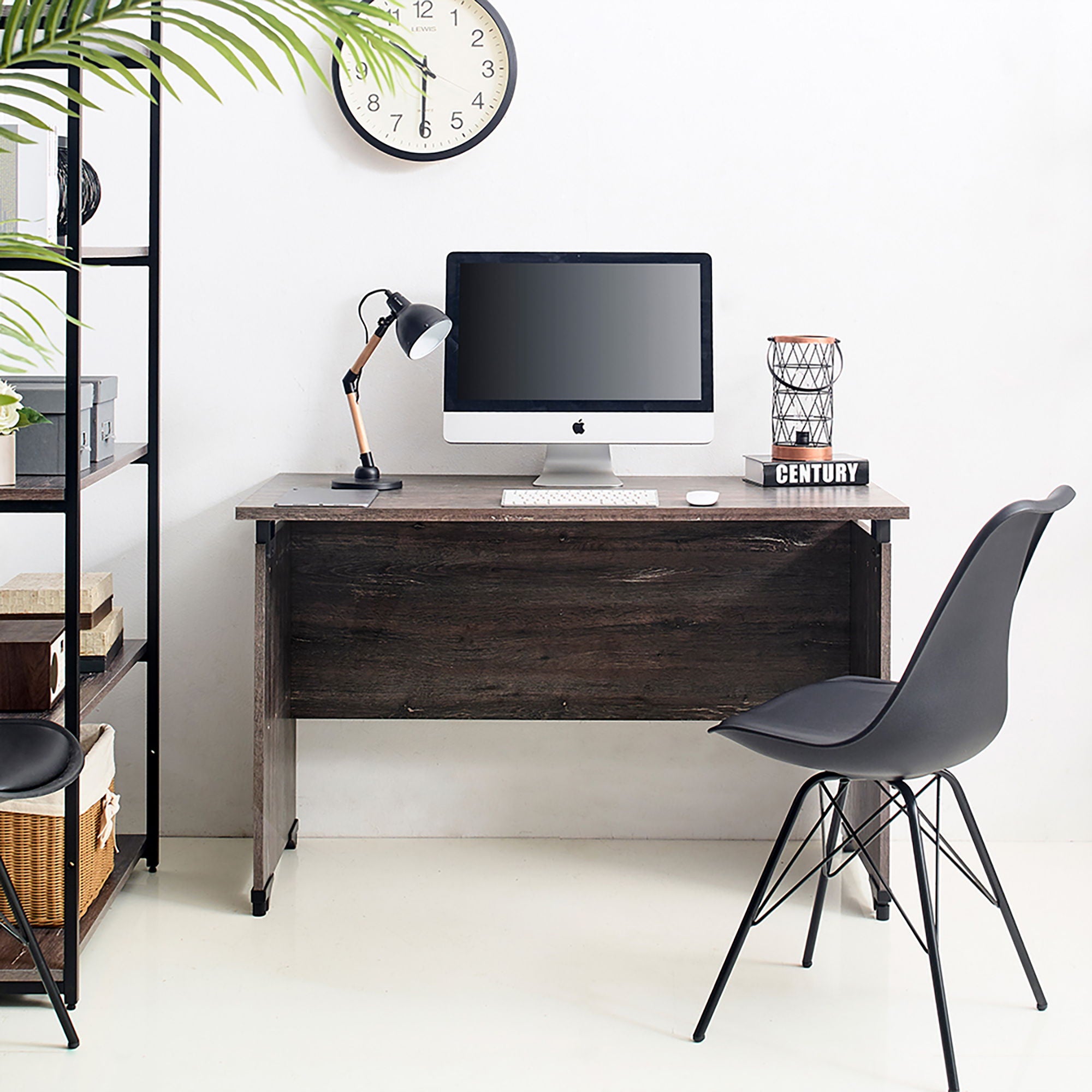 Urban - Farmhouse Composite Wood Writing Desk With Eco Friendly Material And Durable - Gray