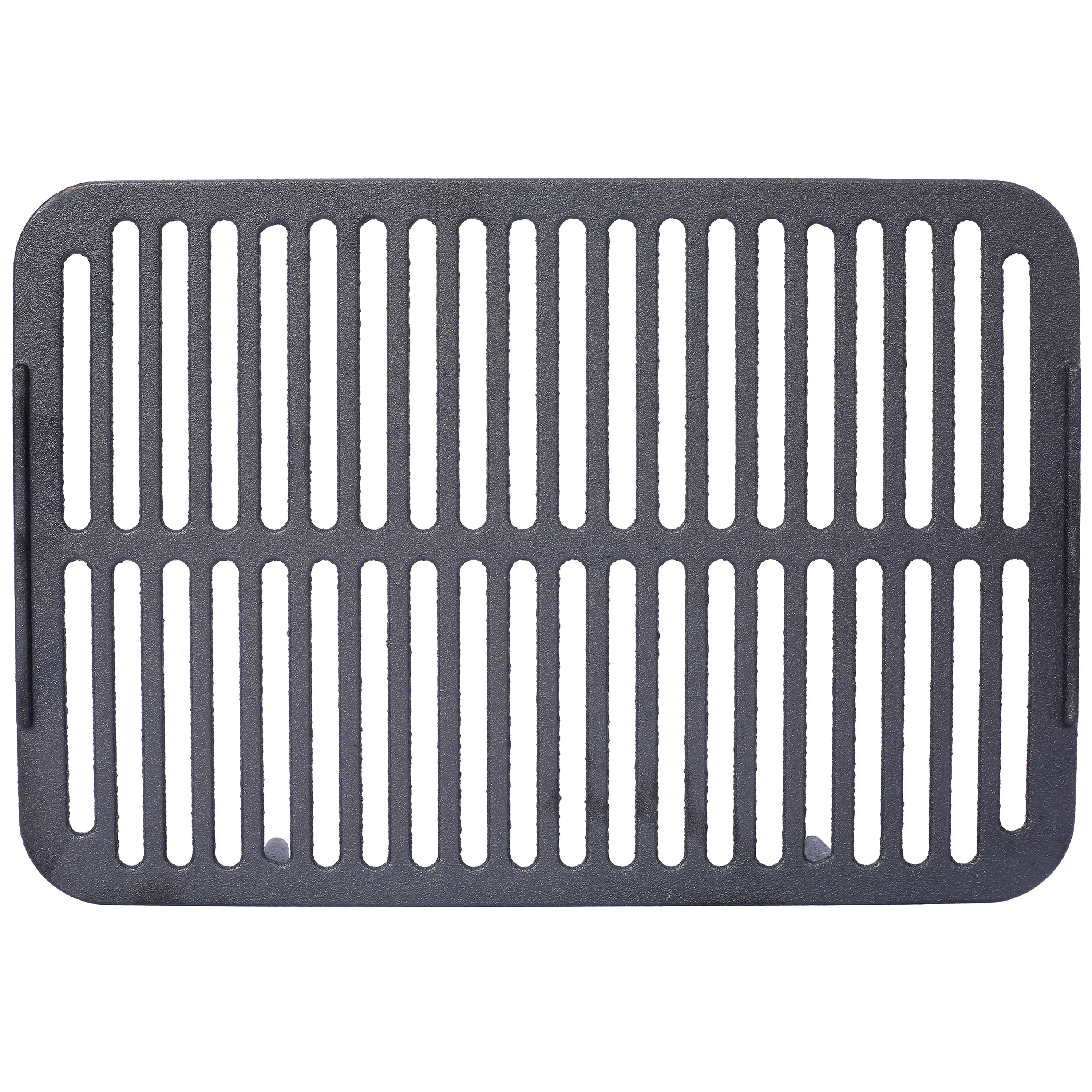 Oval Cast Iron Grill Outdoor Portable Charcoal Tabletop Skillet