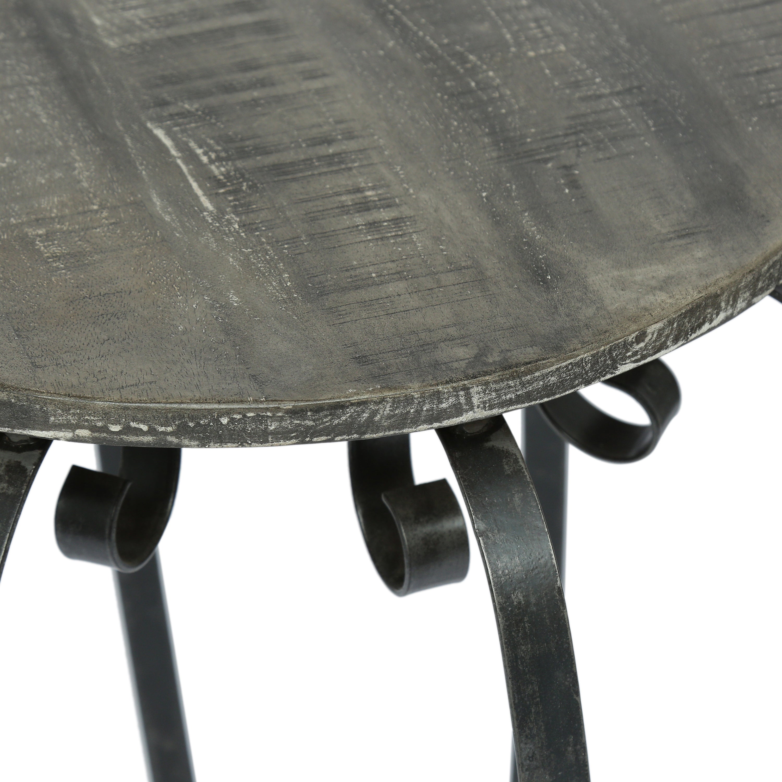 Modern industrial end table