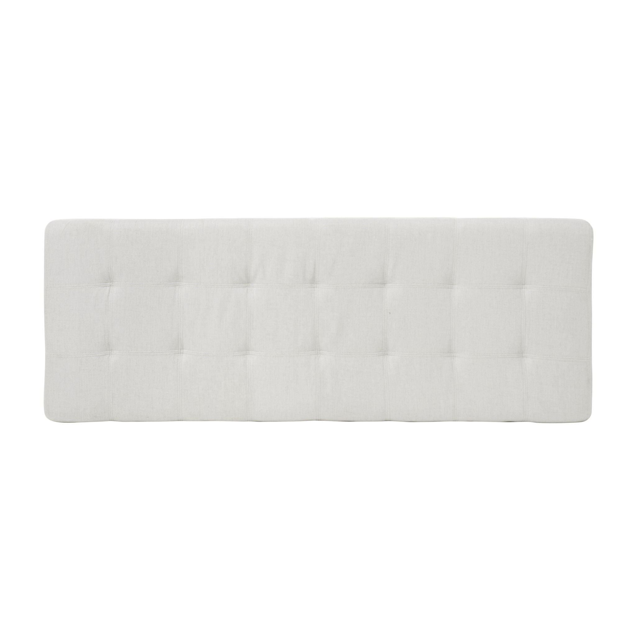 Home Mission - Upholstered Storage Ottoman Bench - Light Gray