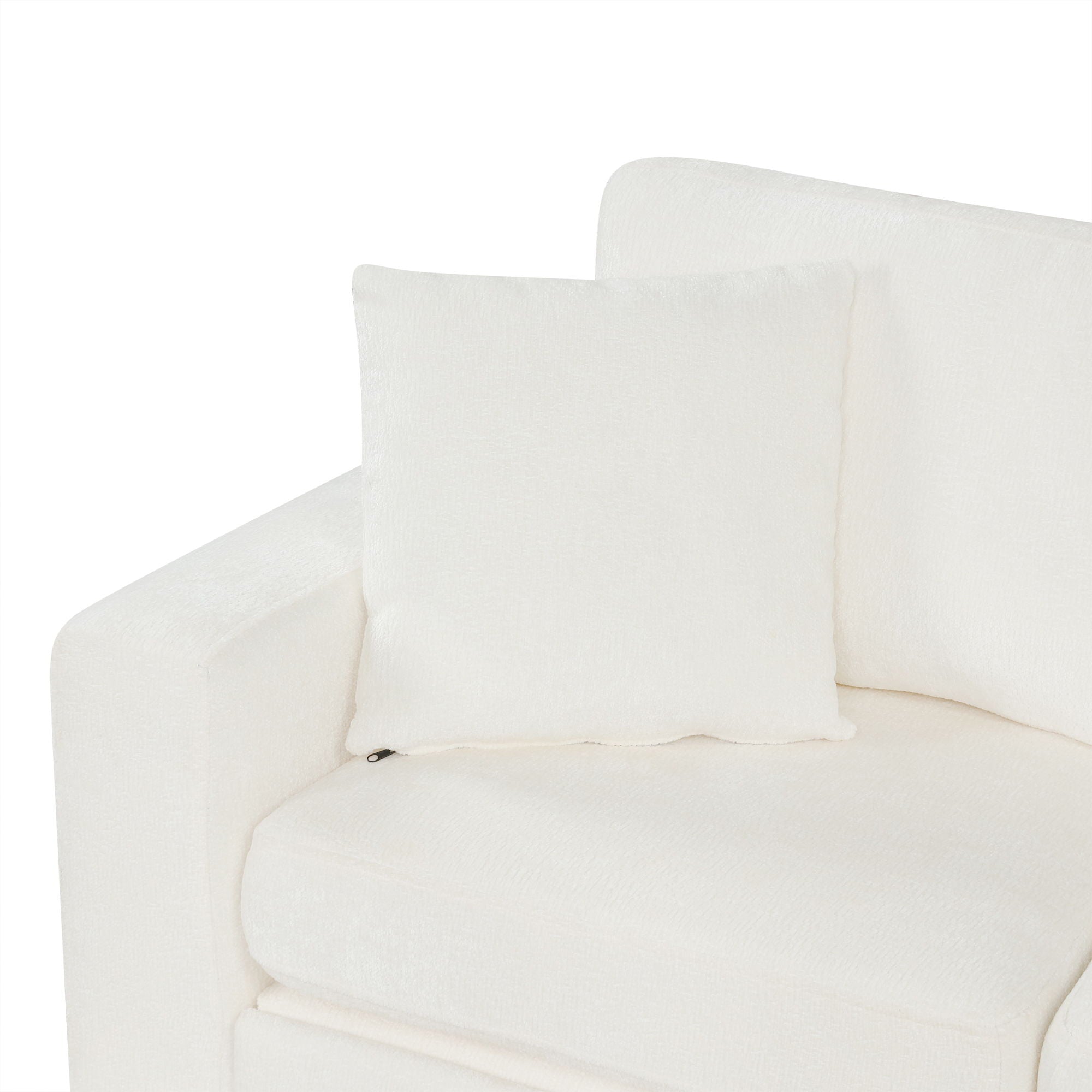 Modular L-Shaped Sectional Sofa Bed With Pull-Out Sleeper, Cup Holders, And Storage