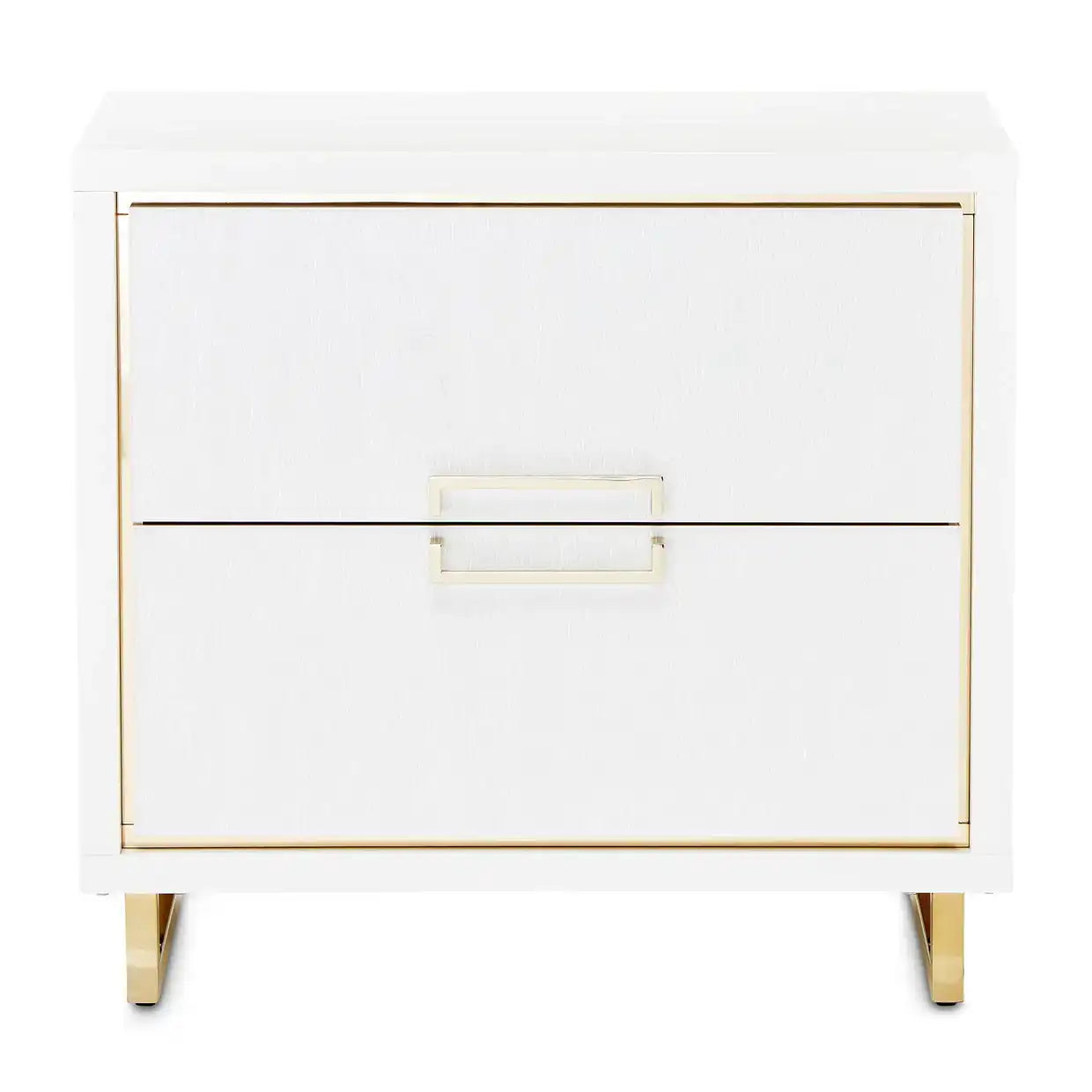 Palm Gate - Nightstand - Cloud White