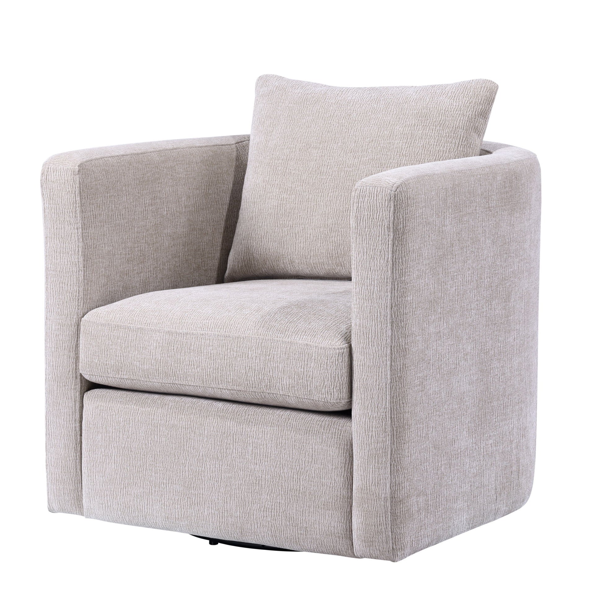 Sutton - Swivel Barrel Chair - Best Buy Furniture